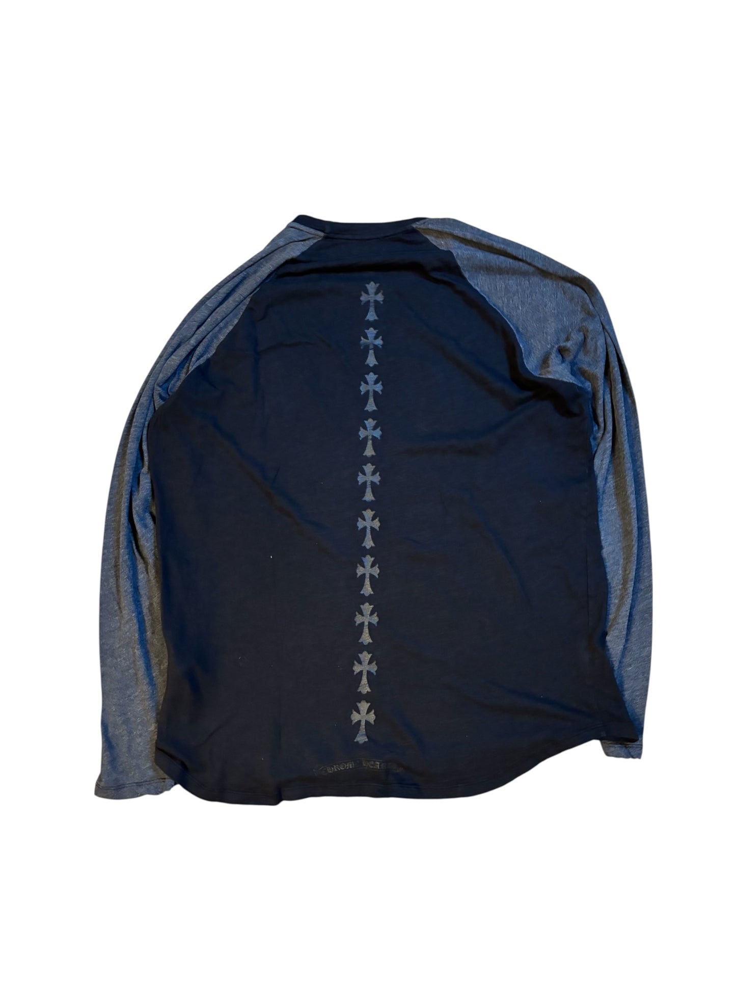 Chrome Heart Cemetary Cross Baseball longsleeve