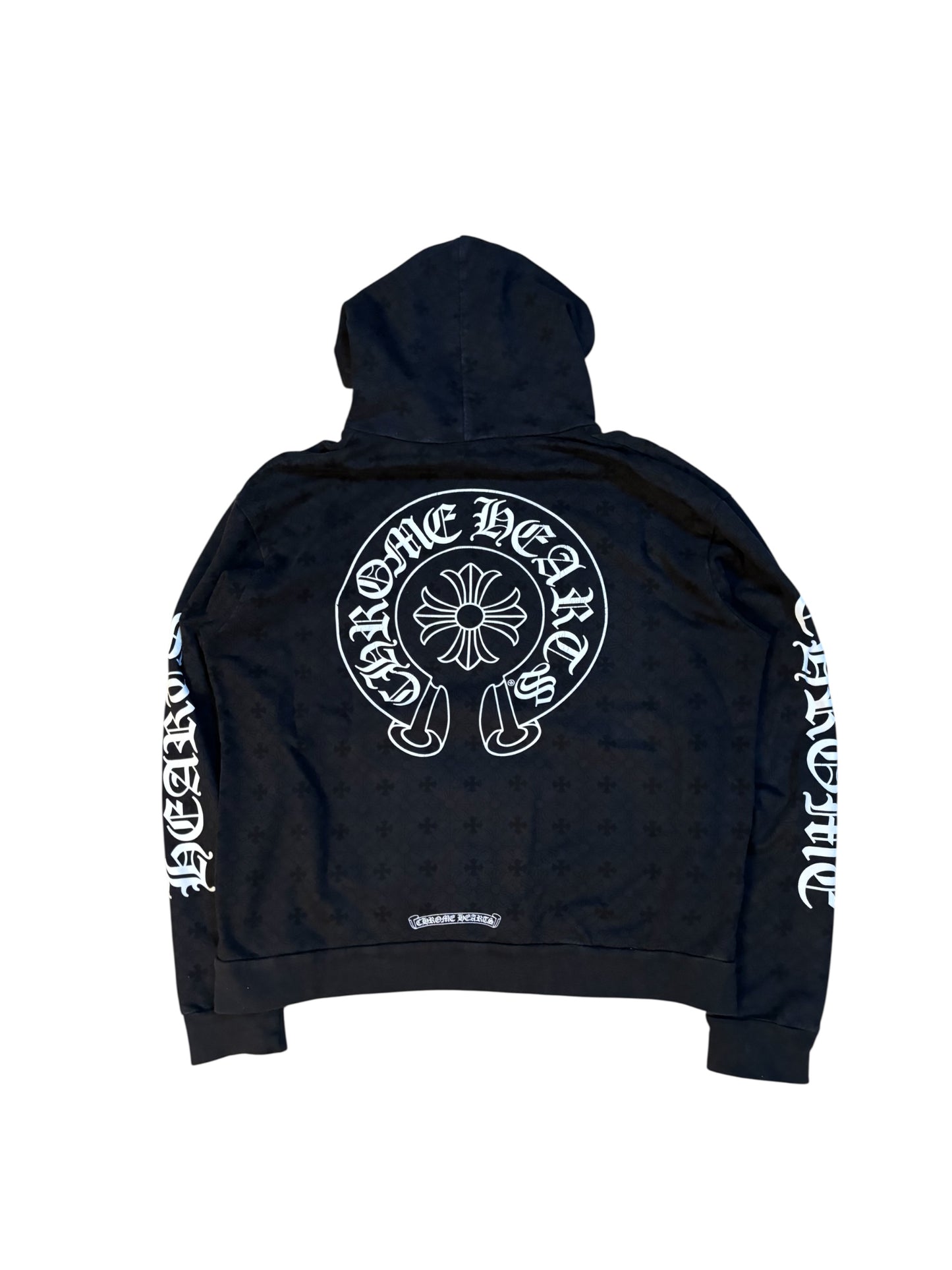 Chrome Heart Black Monogram Hoodie