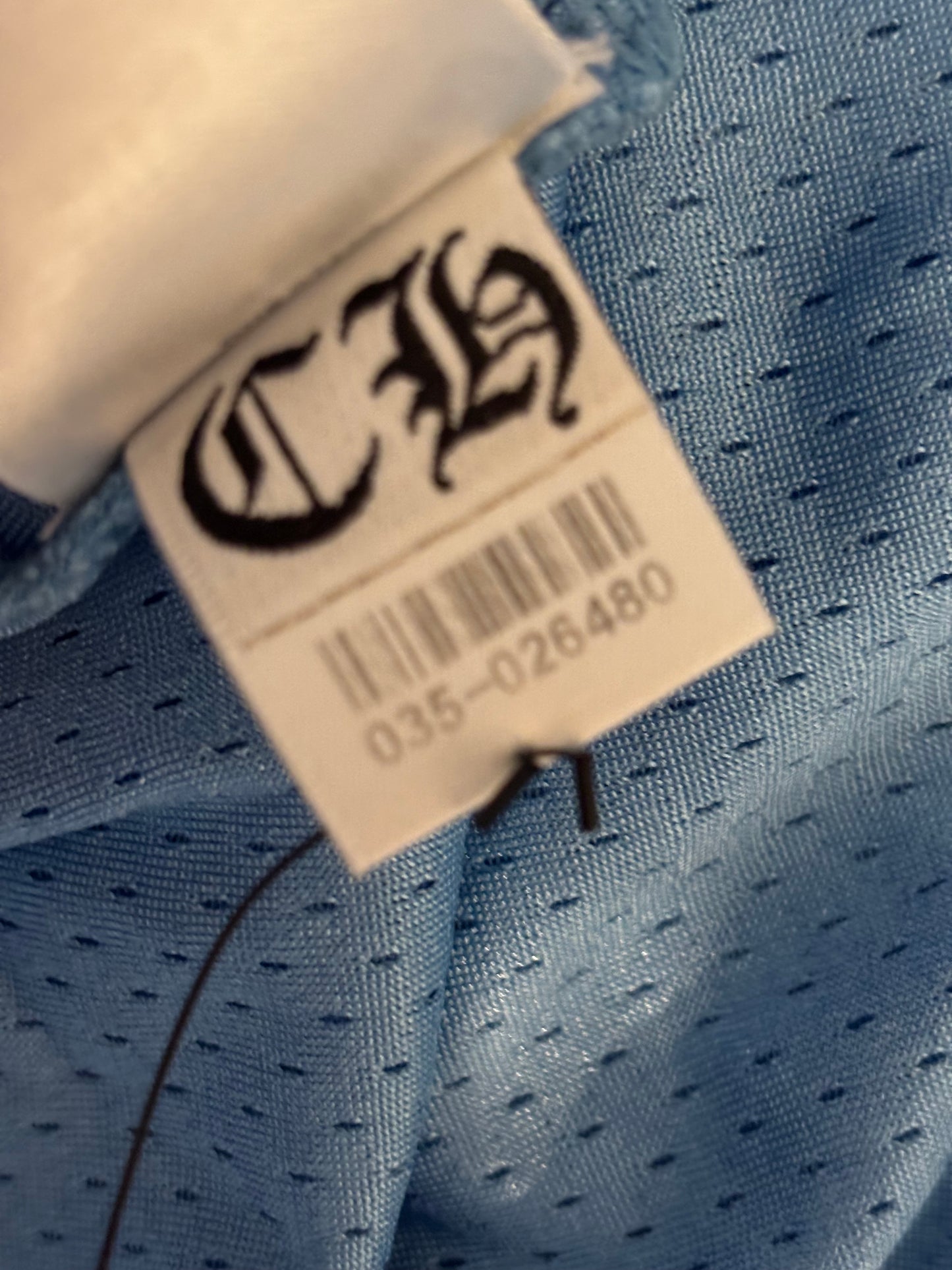 Chrome Heart Blue Mesh Jersey