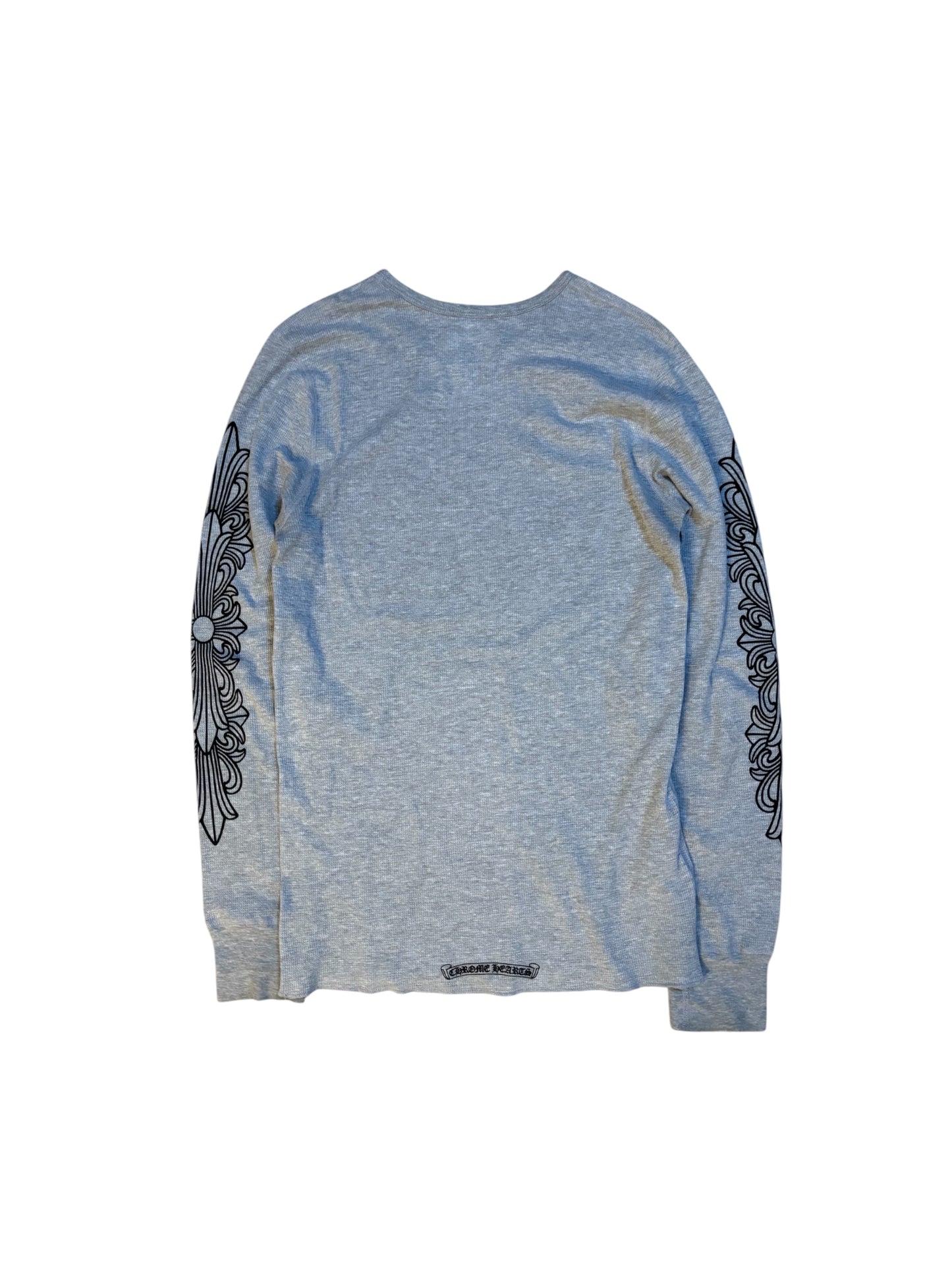 Chrome Heart Grey Floral Thermal Longsleeve