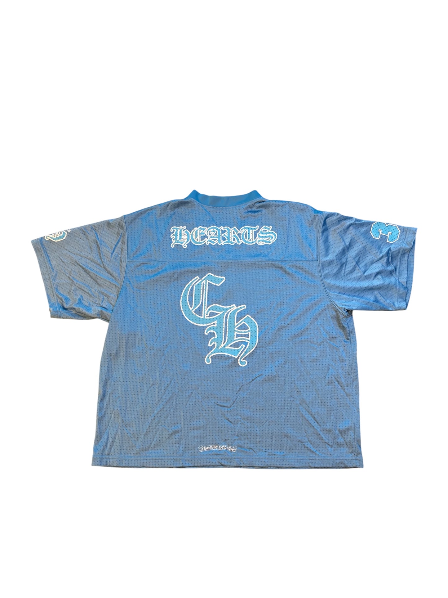 Chrome Heart Blue Mesh Jersey