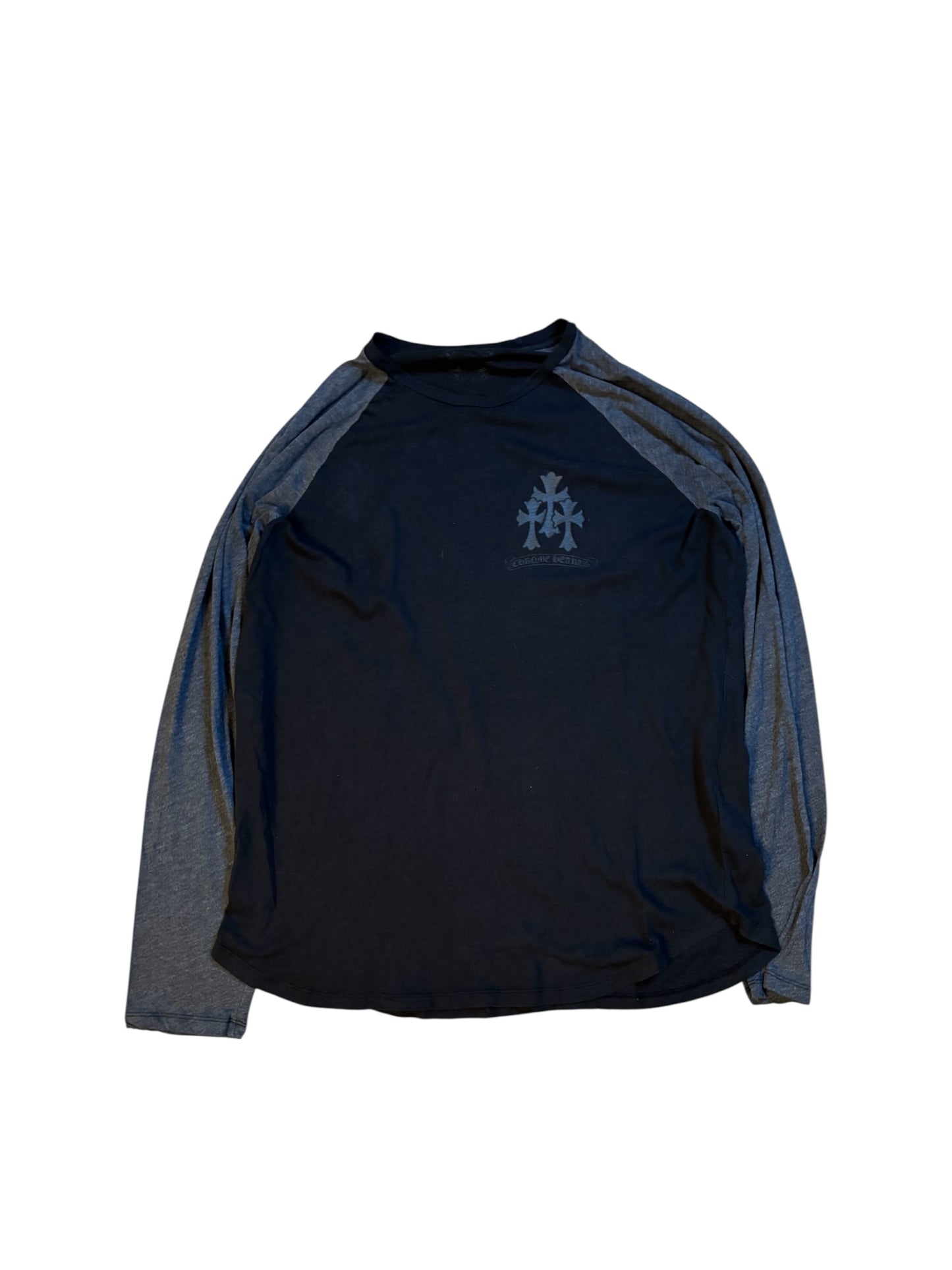 Chrome Heart Cemetary Cross Baseball longsleeve