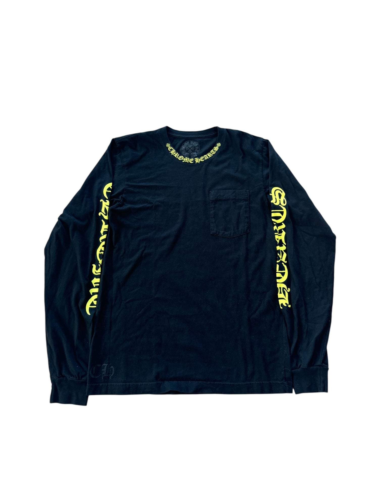 Chrome Heart Black/Neon Neck Logo Longsleeve