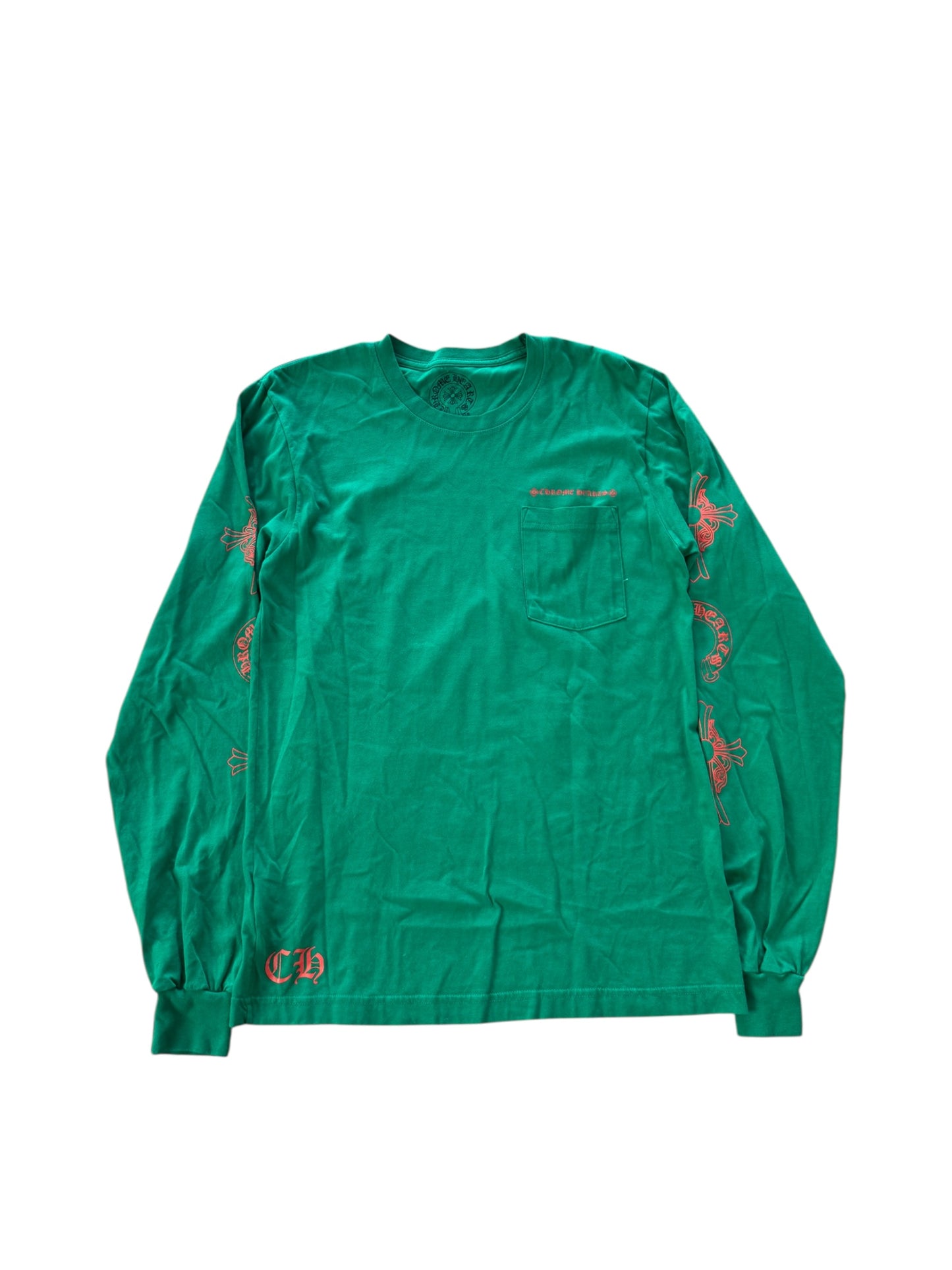 Chrome Heart Green/Orange Horseshoe Longsleeve