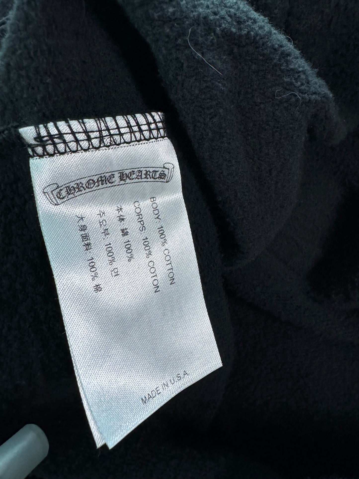 Chrome Heart Purple Dagger Eyechart Zip up