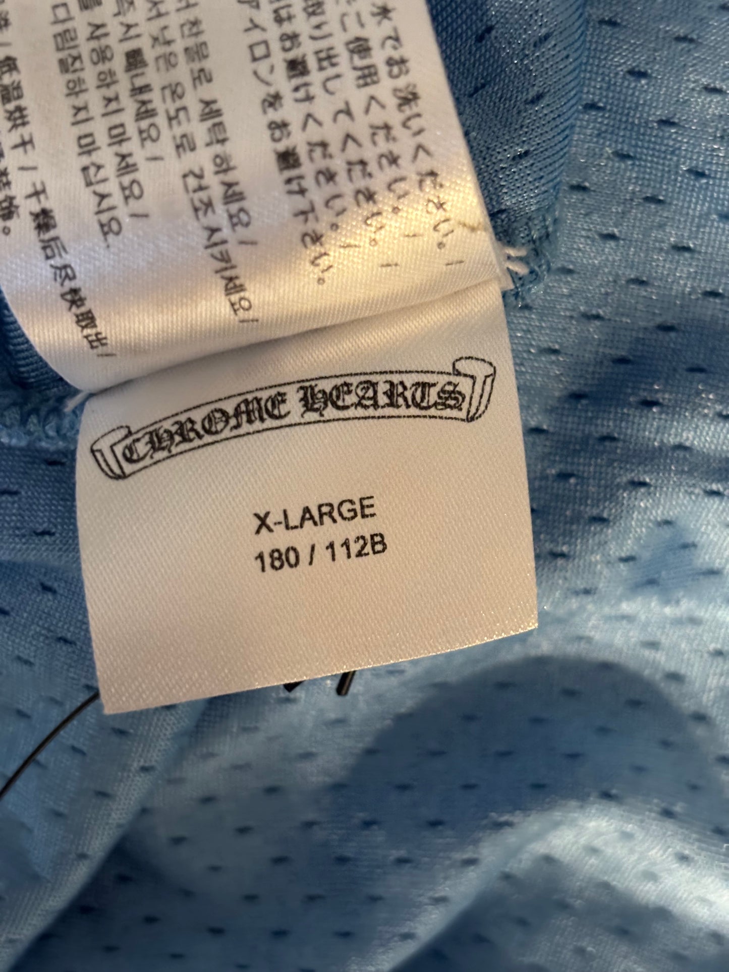 Chrome Heart Blue Mesh Jersey