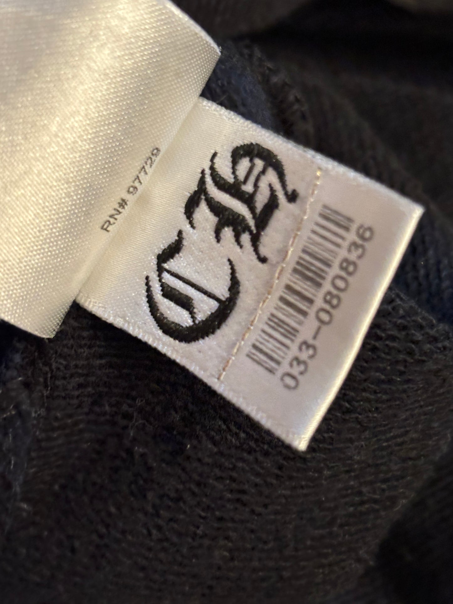 Chrome Heart Black Monogram Zip up