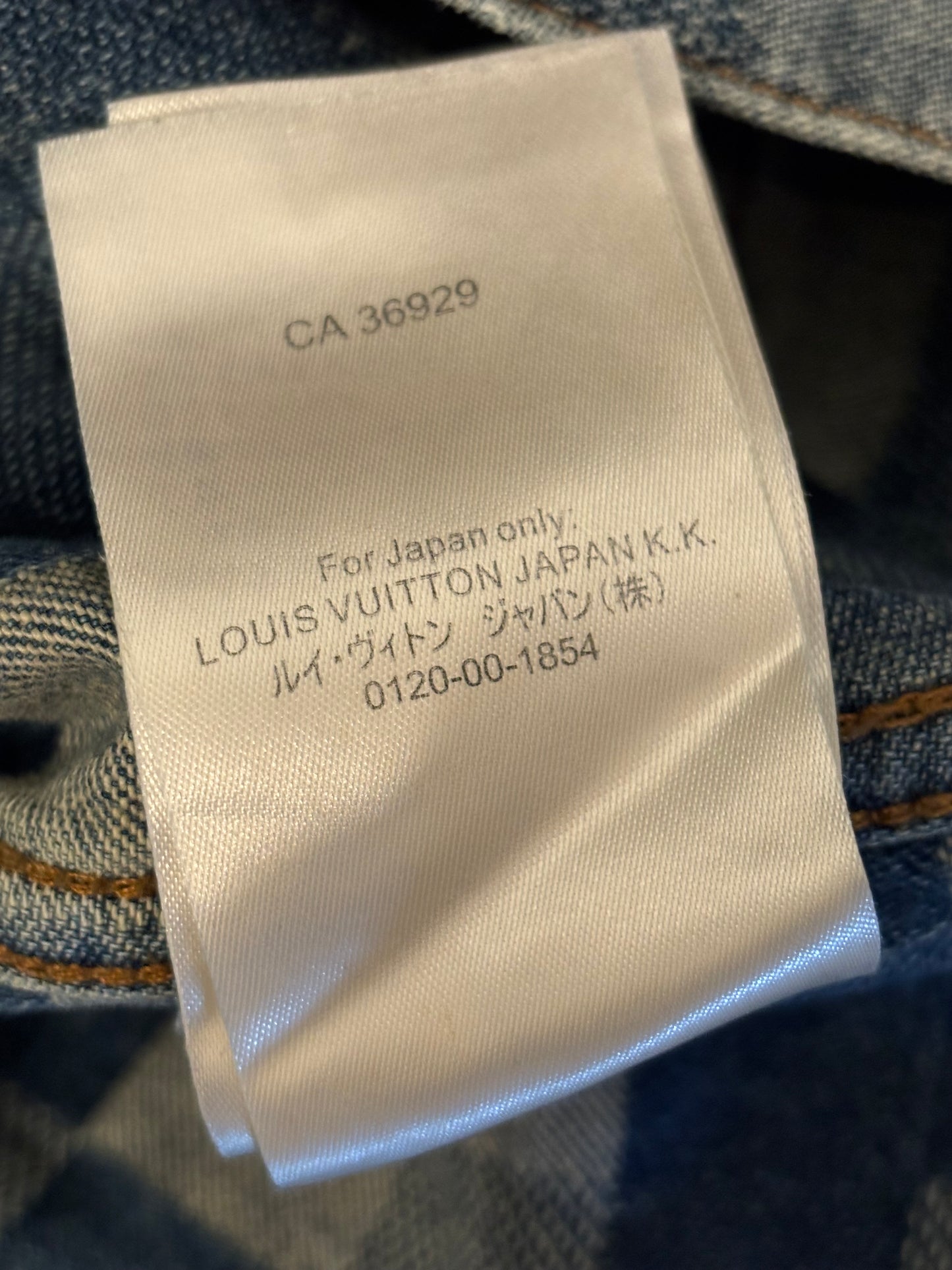 Louis Vuitton Damier Denim Jacket