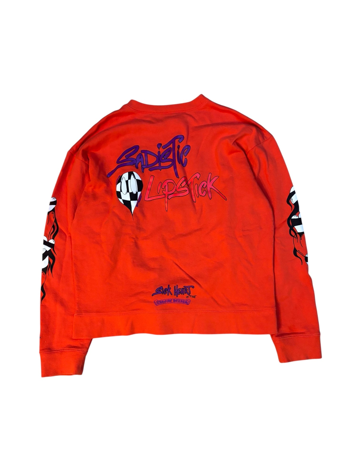 Chrome Heart Matty Boy Sadistic Lipstick Crewneck