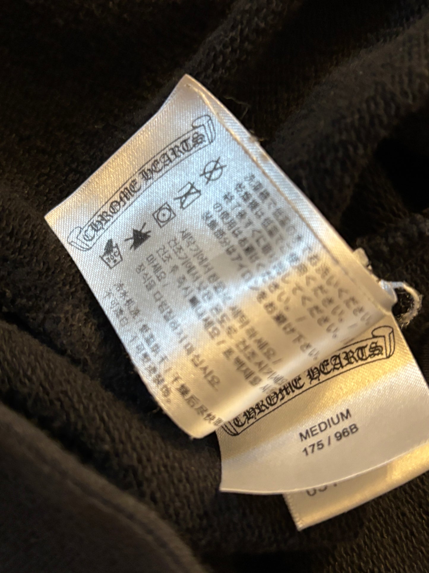 Chrome Heart Black Monogram Hoodie