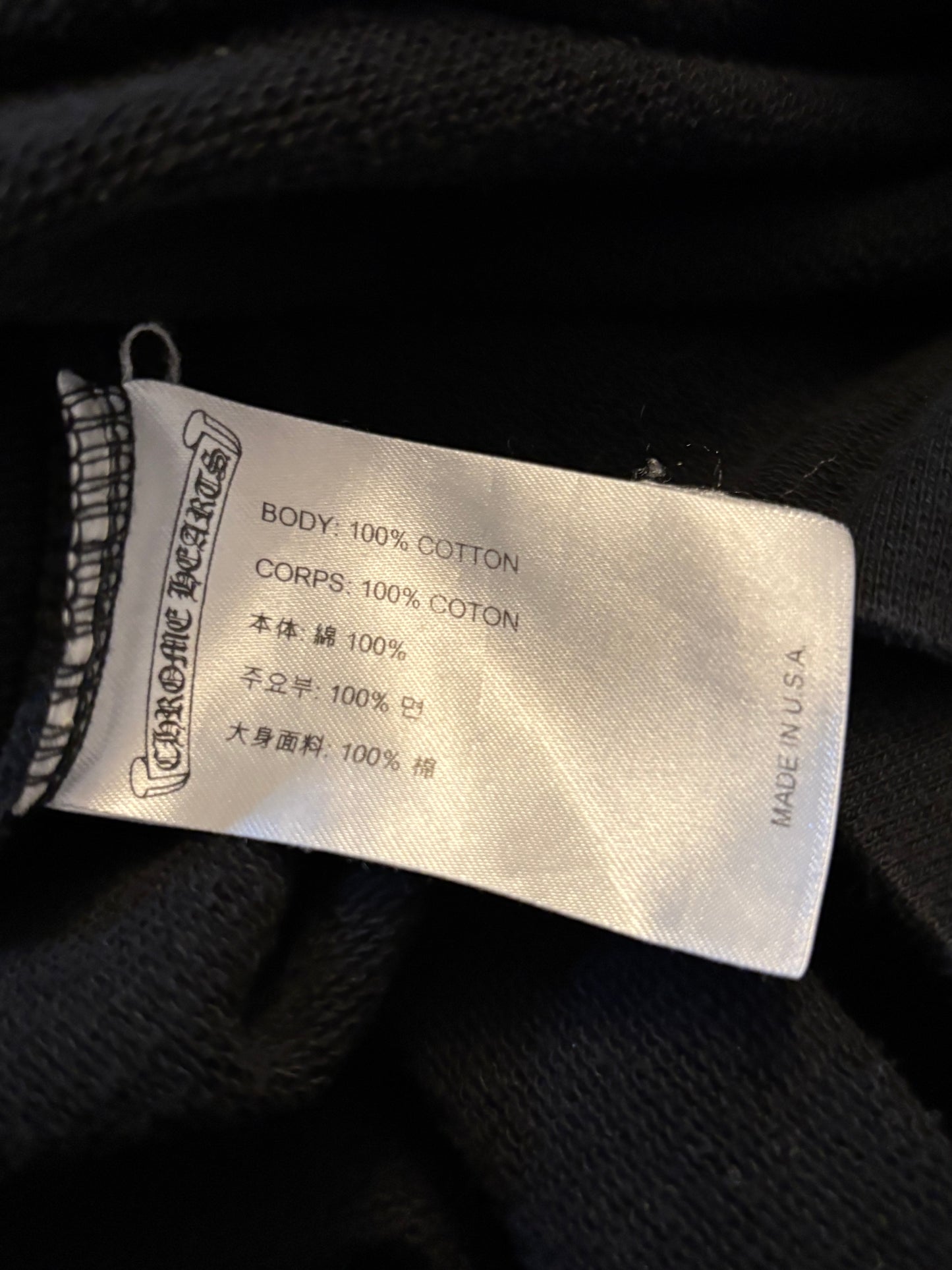 Chrome Heart Black Monogram Hoodie