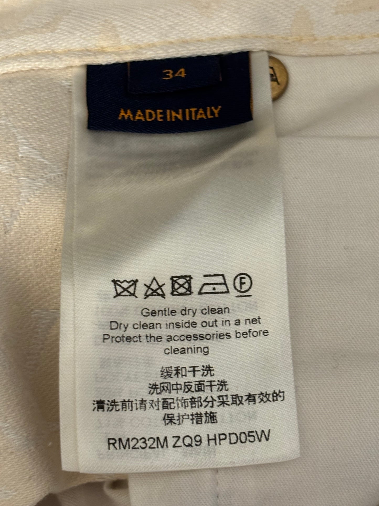 Louis Vuitton Bermuda Monogram Carpenter Denim Cargo Shorts