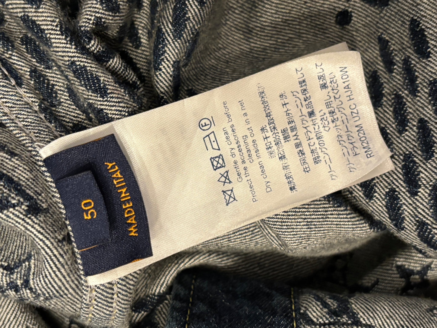 Louis Vuitton Nigo Blue Denim Jacket