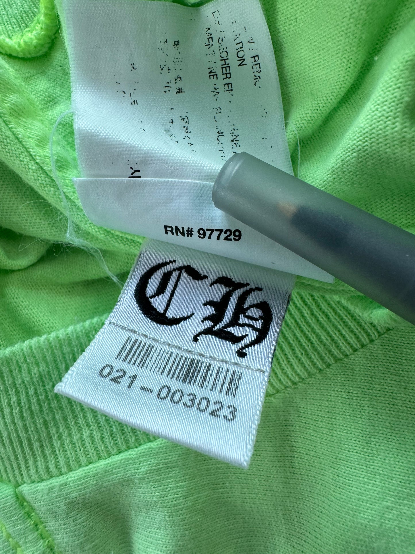 Chrome Heart Green Flame Longsleeve