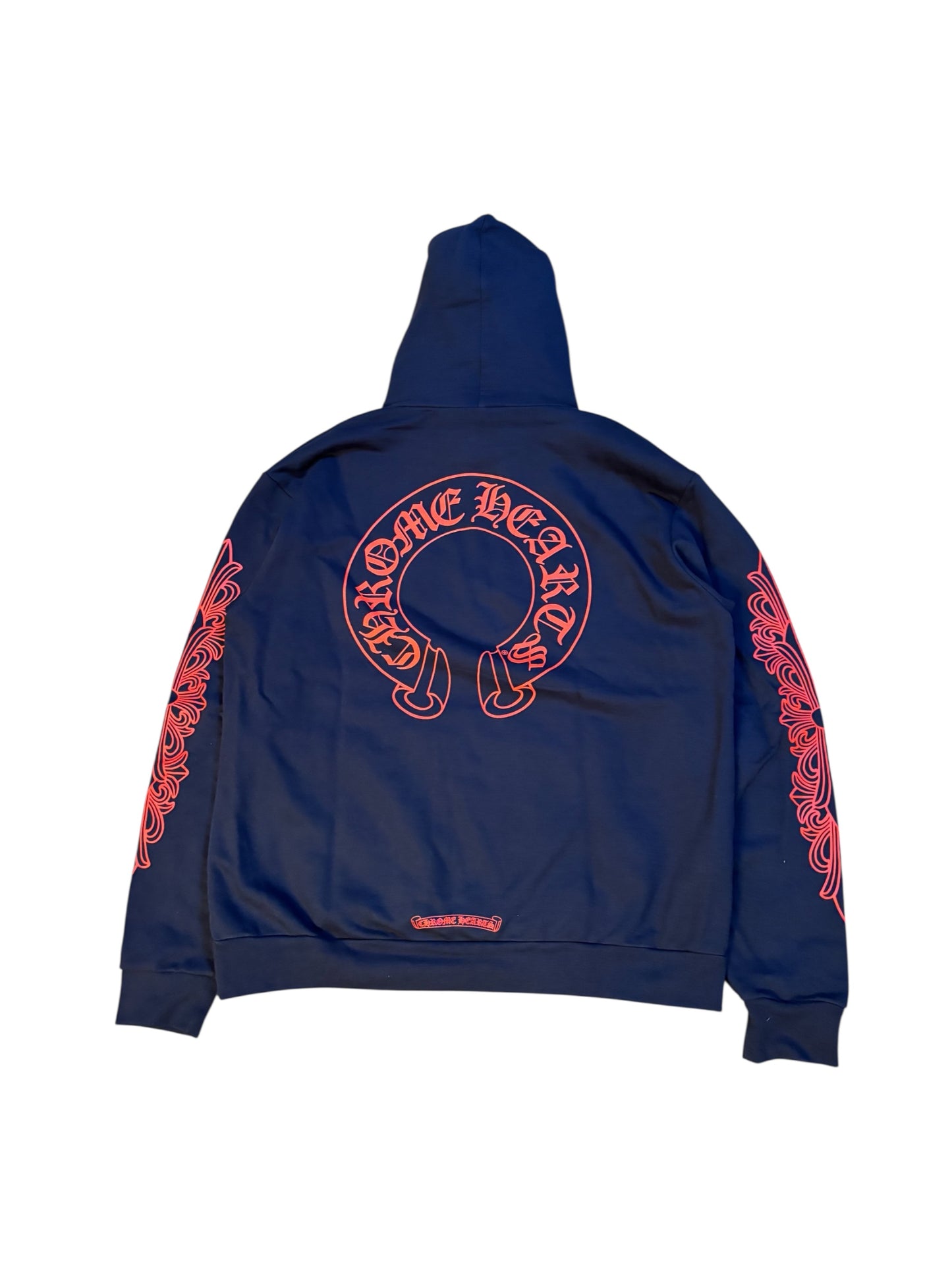 Chrome Hearts Navy Floral Hoodie