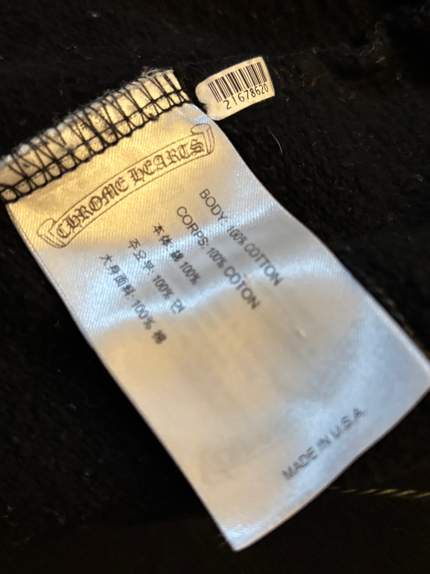 Chrome Hearts T Bar USA Hoodie