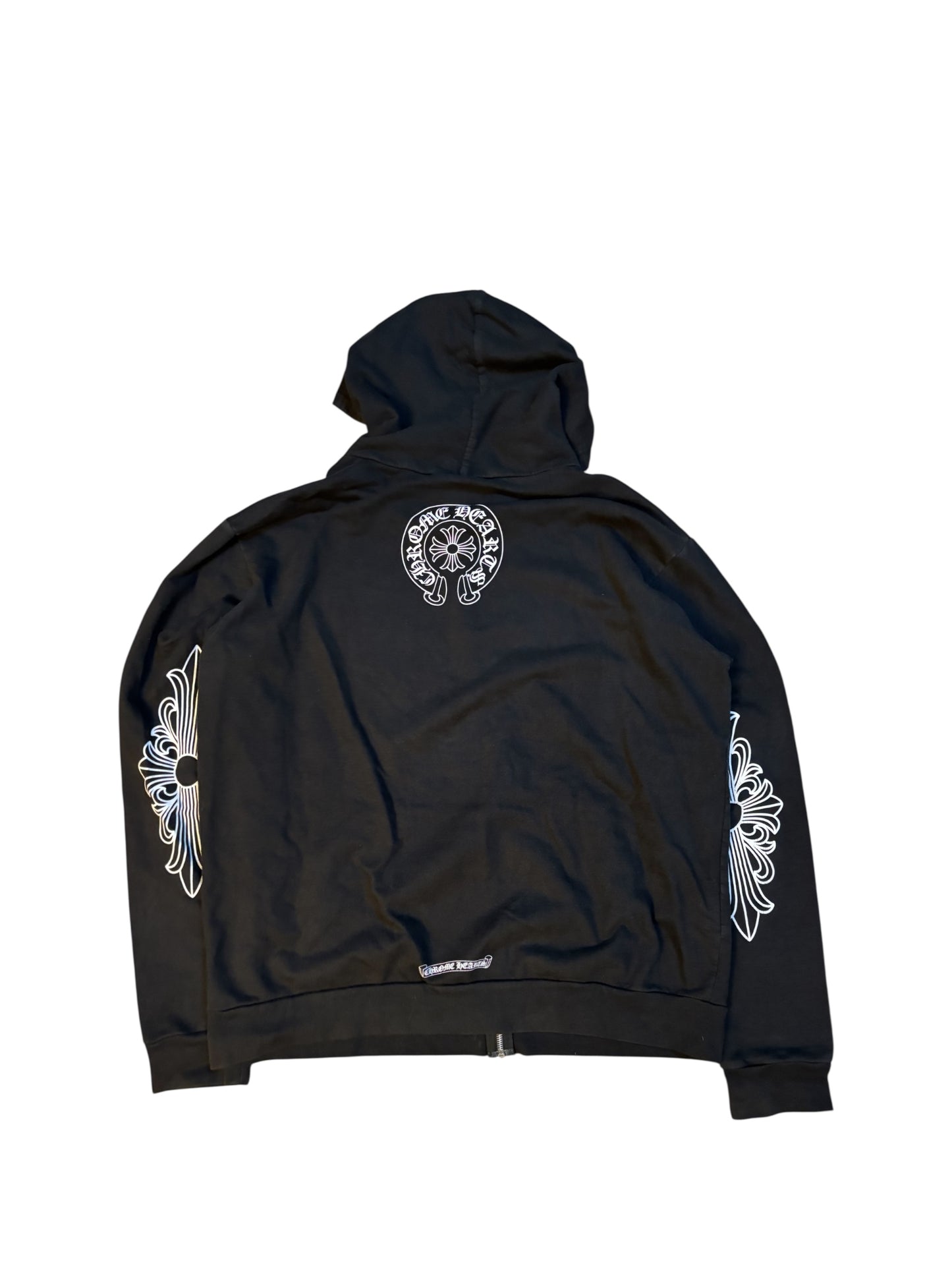 Chrome Heart T Bar Floral Zip up