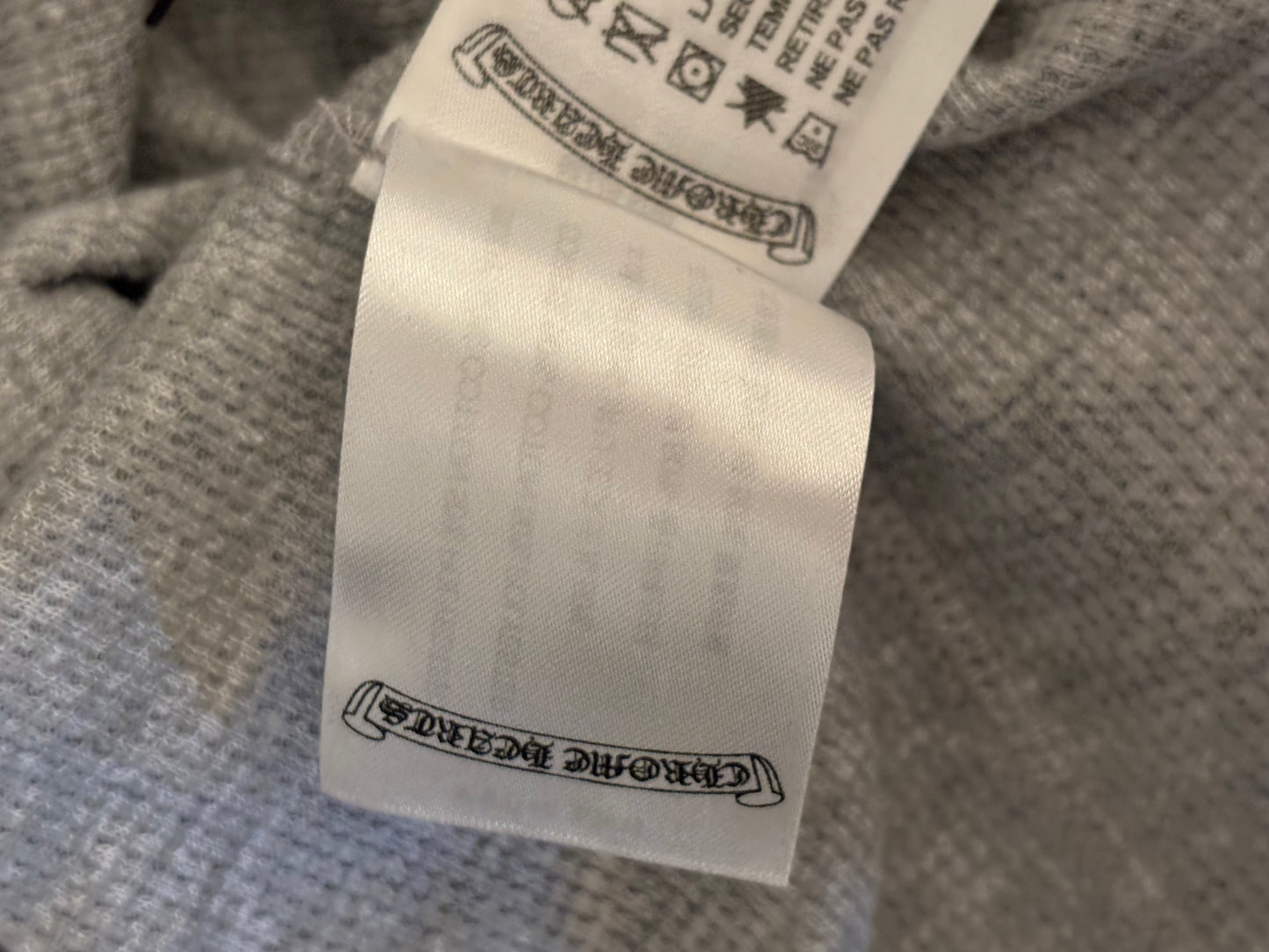 Chrome Heart Grey Floral Thermal Longsleeve