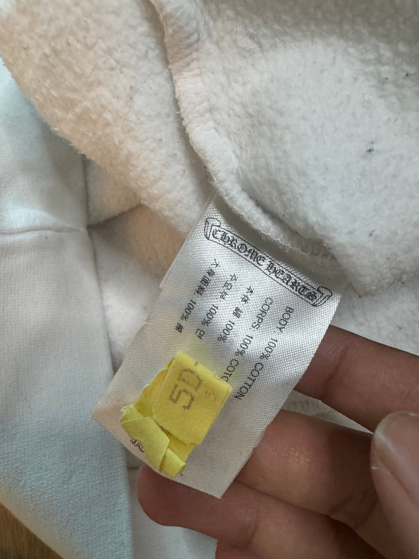 Chrome Hearts White Multicolor Cross Hoodie