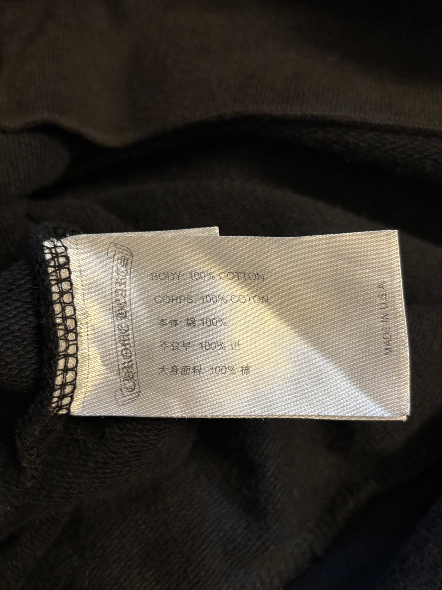 Chrome Heart Black Monogram Zip up