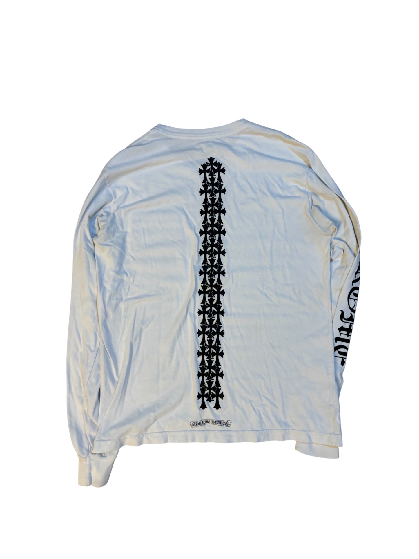 Chrome Heart White Spine Crosses Longsleeve