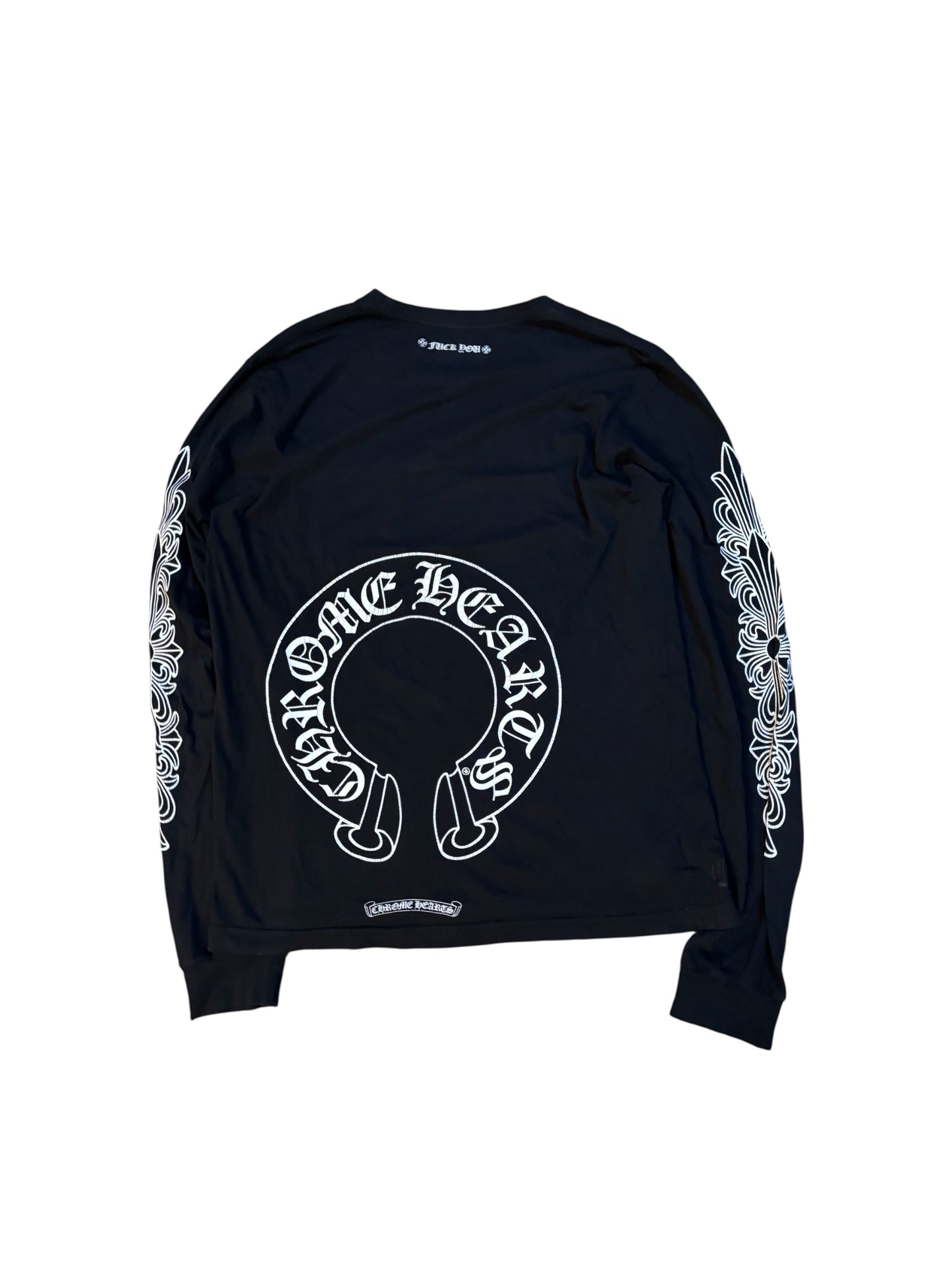 Chrome Heart Horseshoe Floral Longsleeve