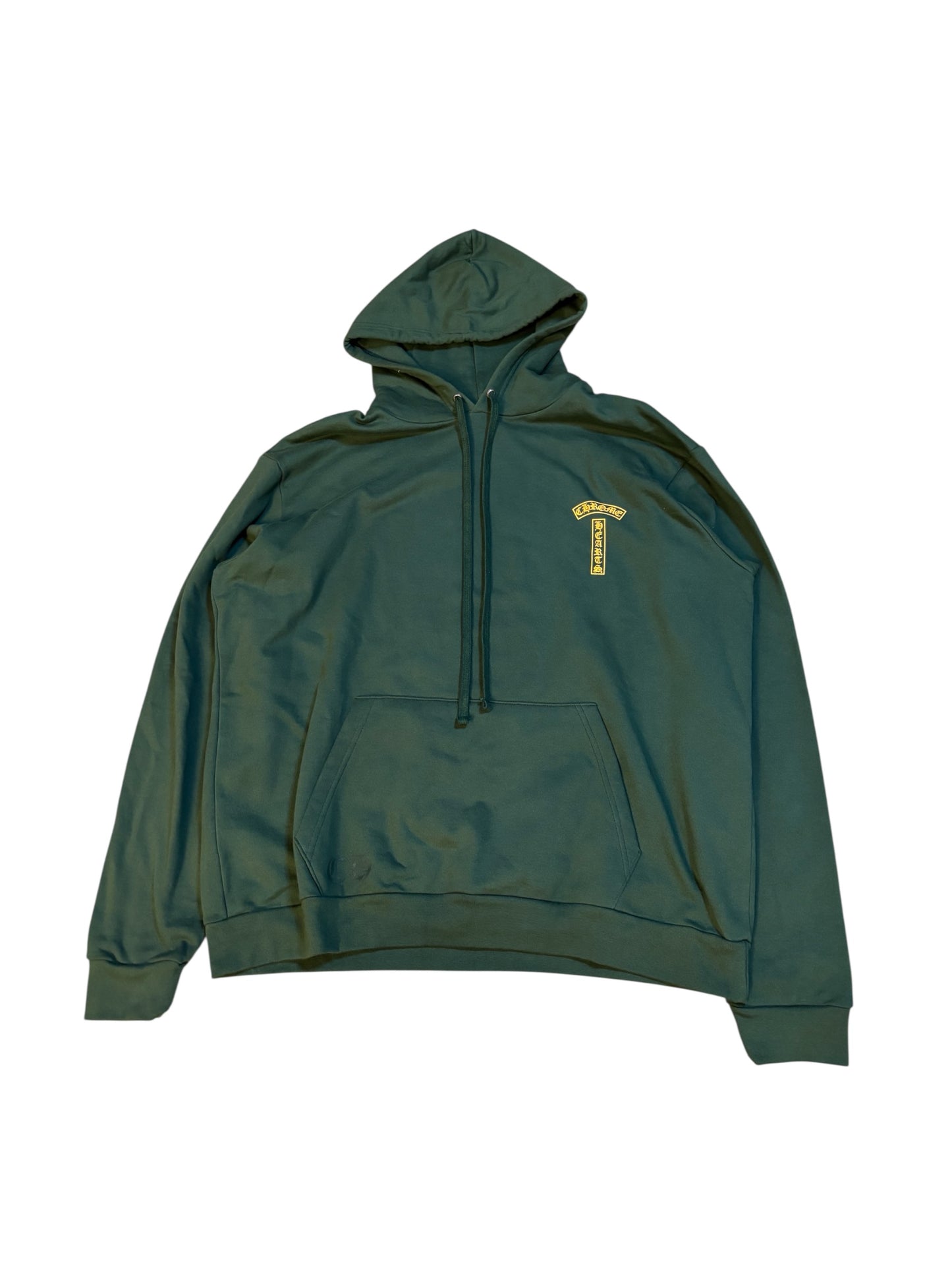 Chrome Heart Green/Gold T Bar Hoodie