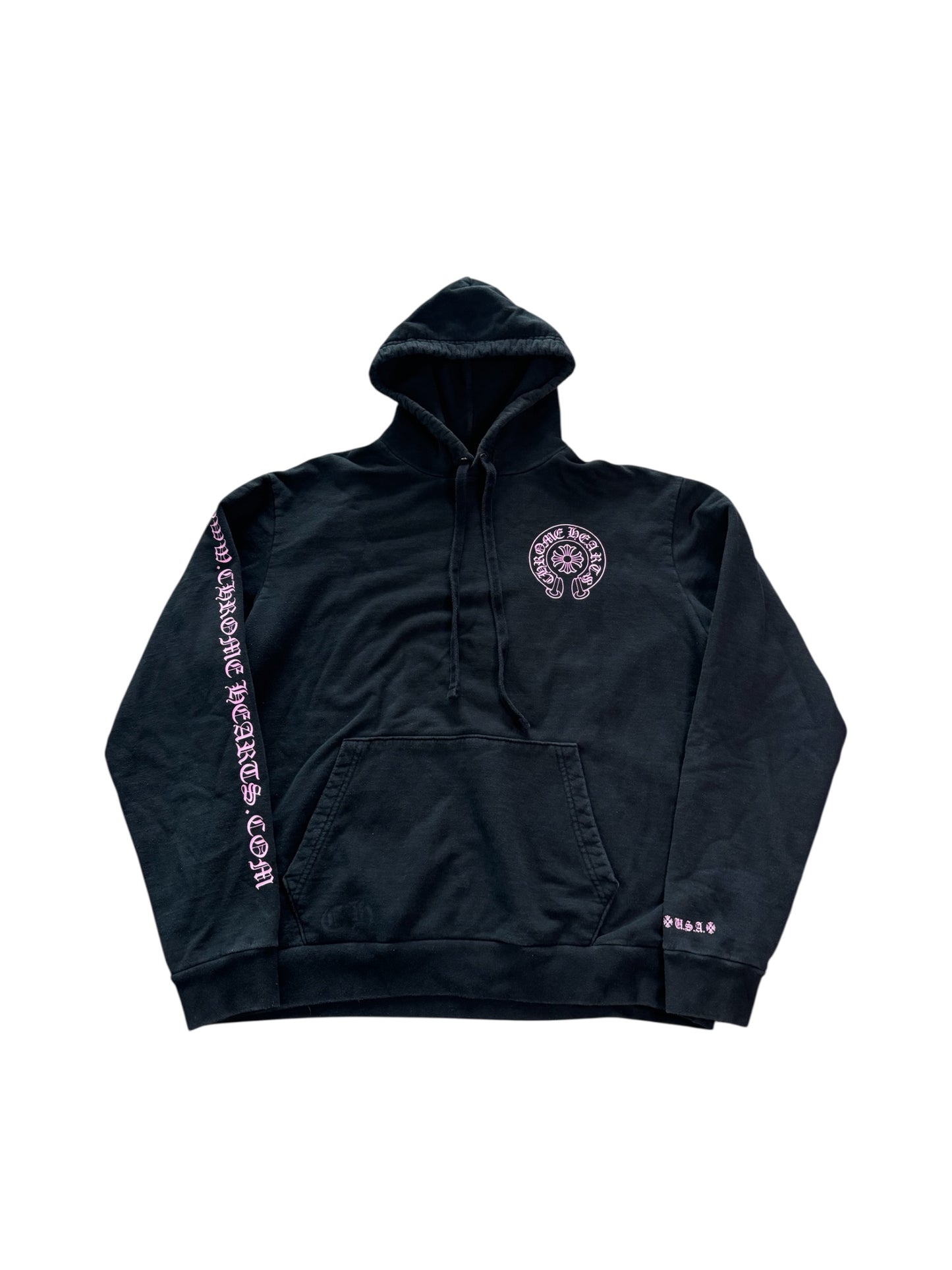 Chrome Heart Pink Online Exclusive Hoodie