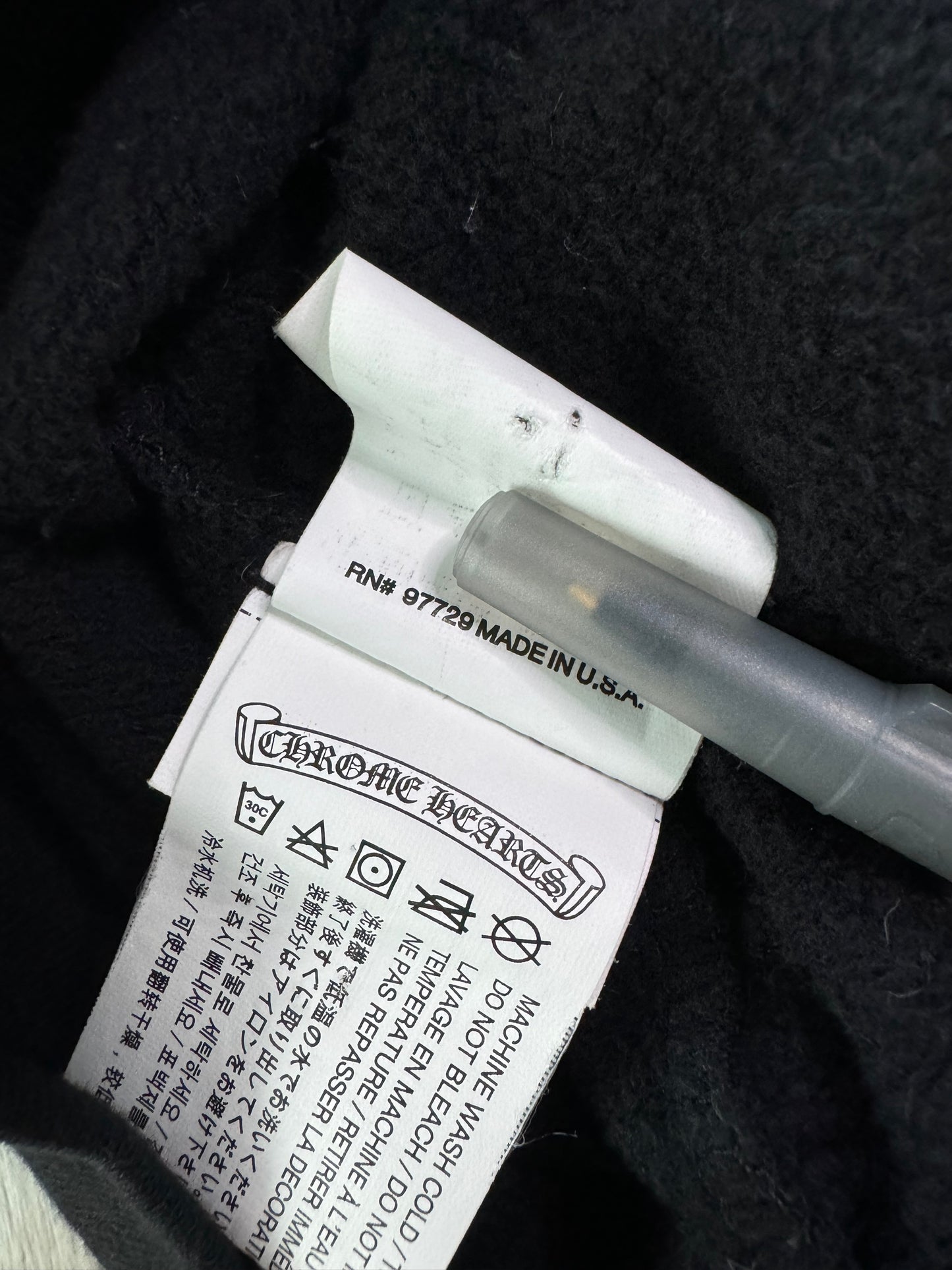 Chrome Heart T Bar Zip Up