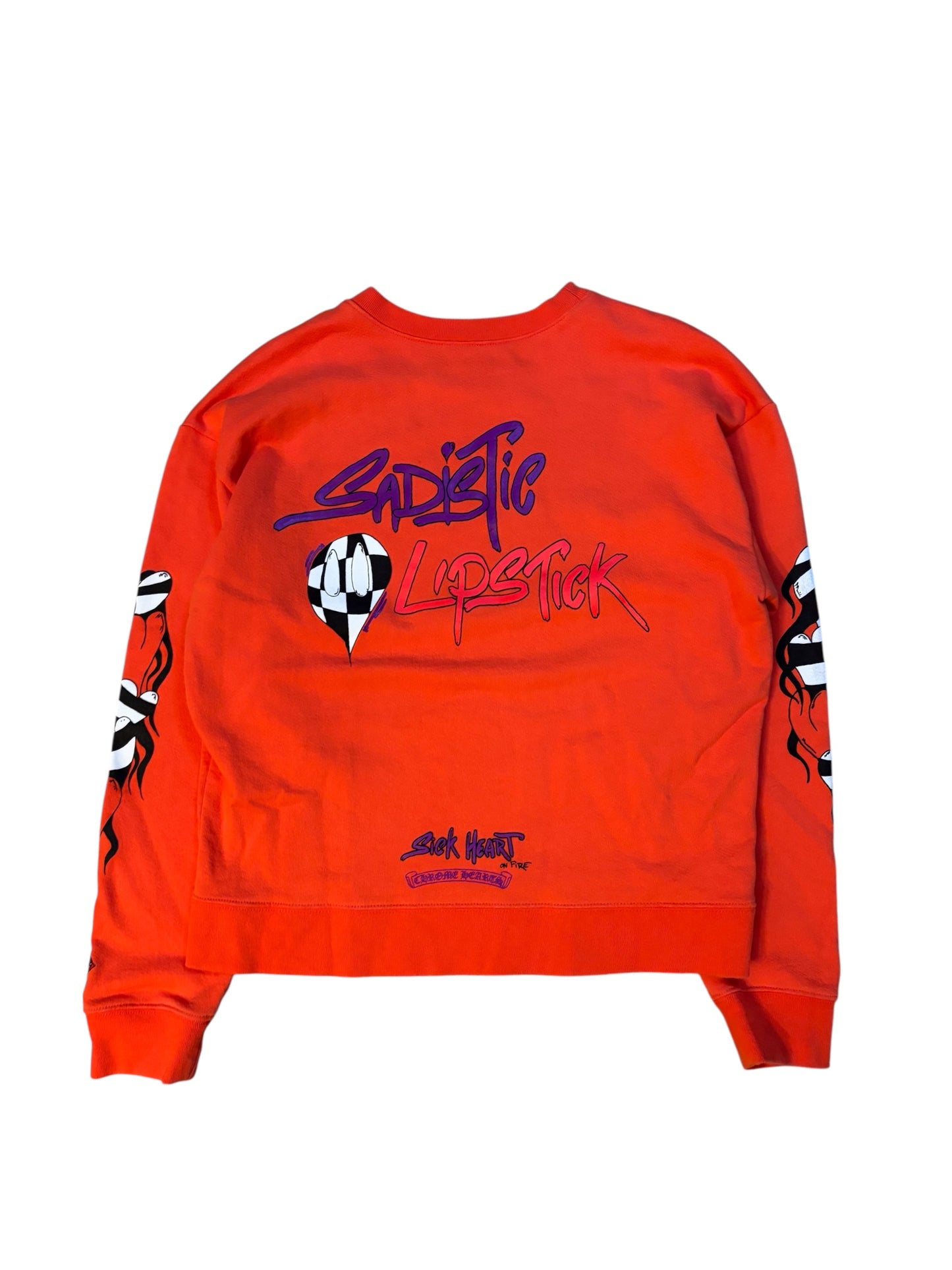 Chrome Heart Matty Boy Sadistic Lipstick Crewneck