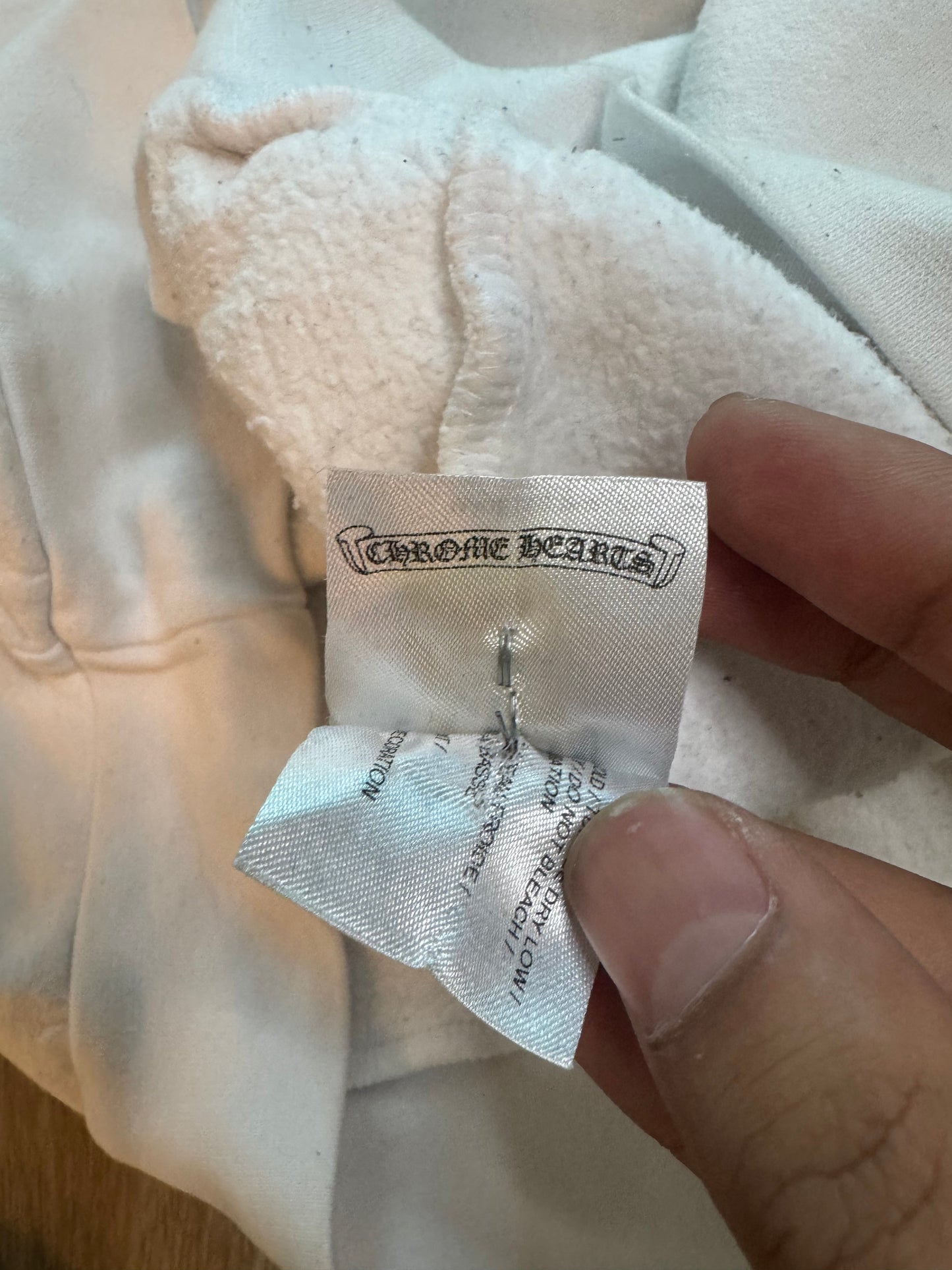 Chrome Hearts White Multicolor Cross Hoodie