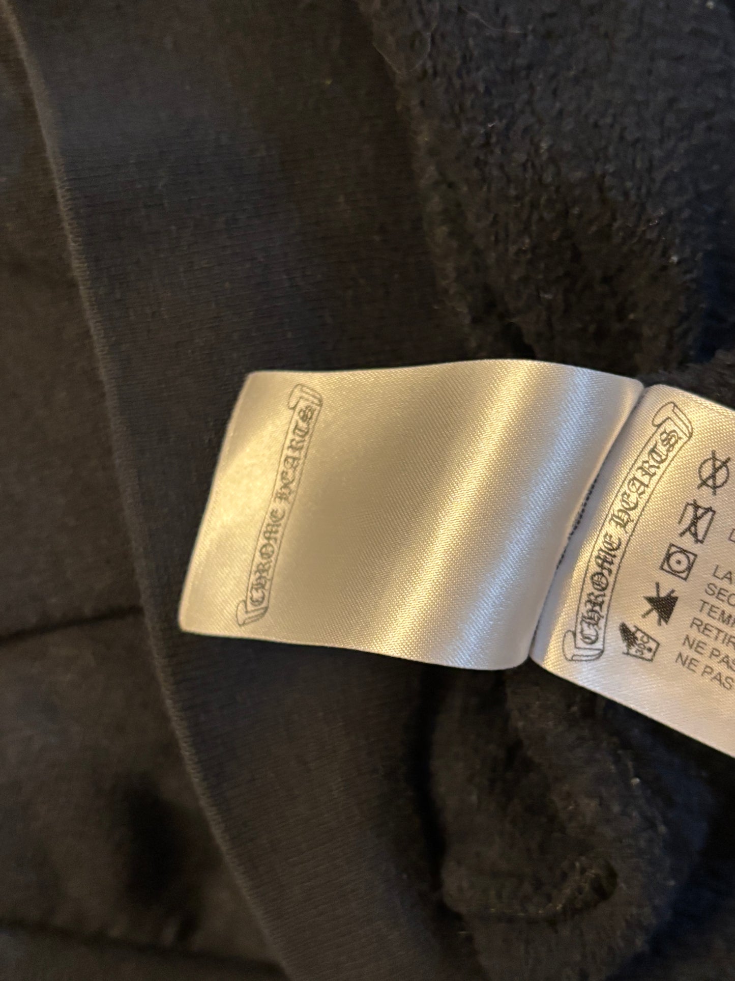 Chrome Heart Black/Brown Vertical Hoodie