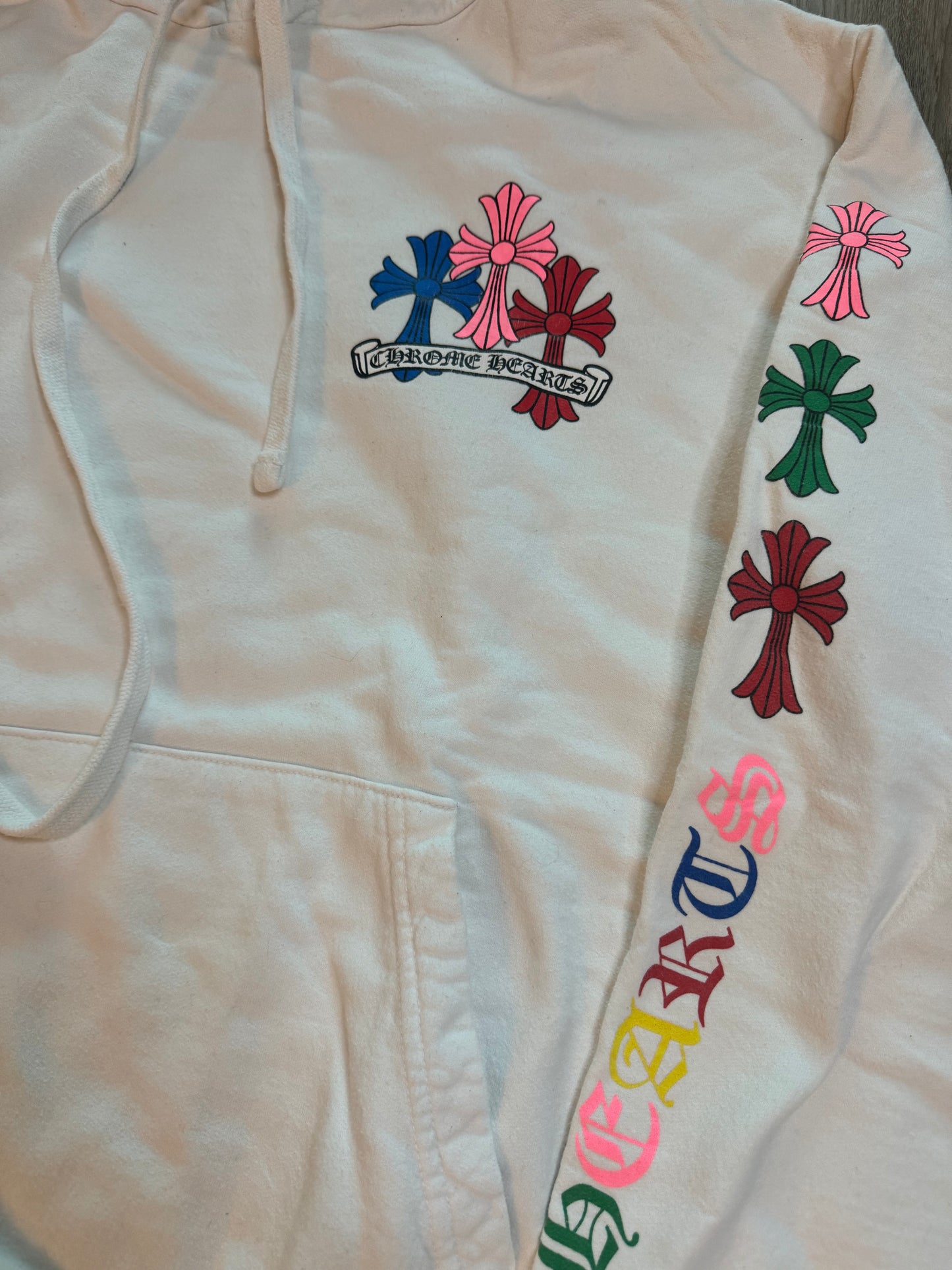 Chrome Hearts Multicolor Cross Hoodie