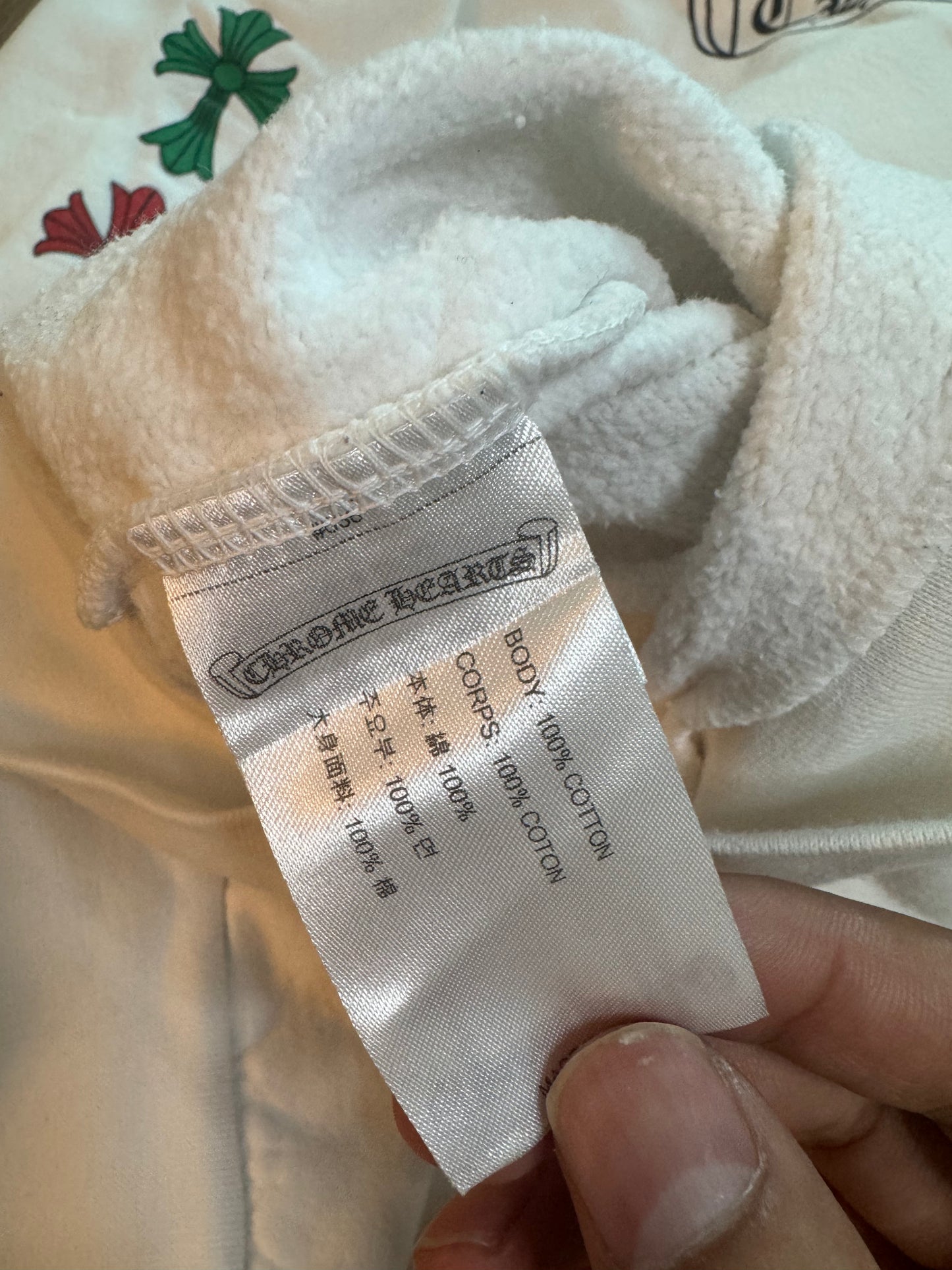Chrome Hearts Multicolor Cross Hoodie