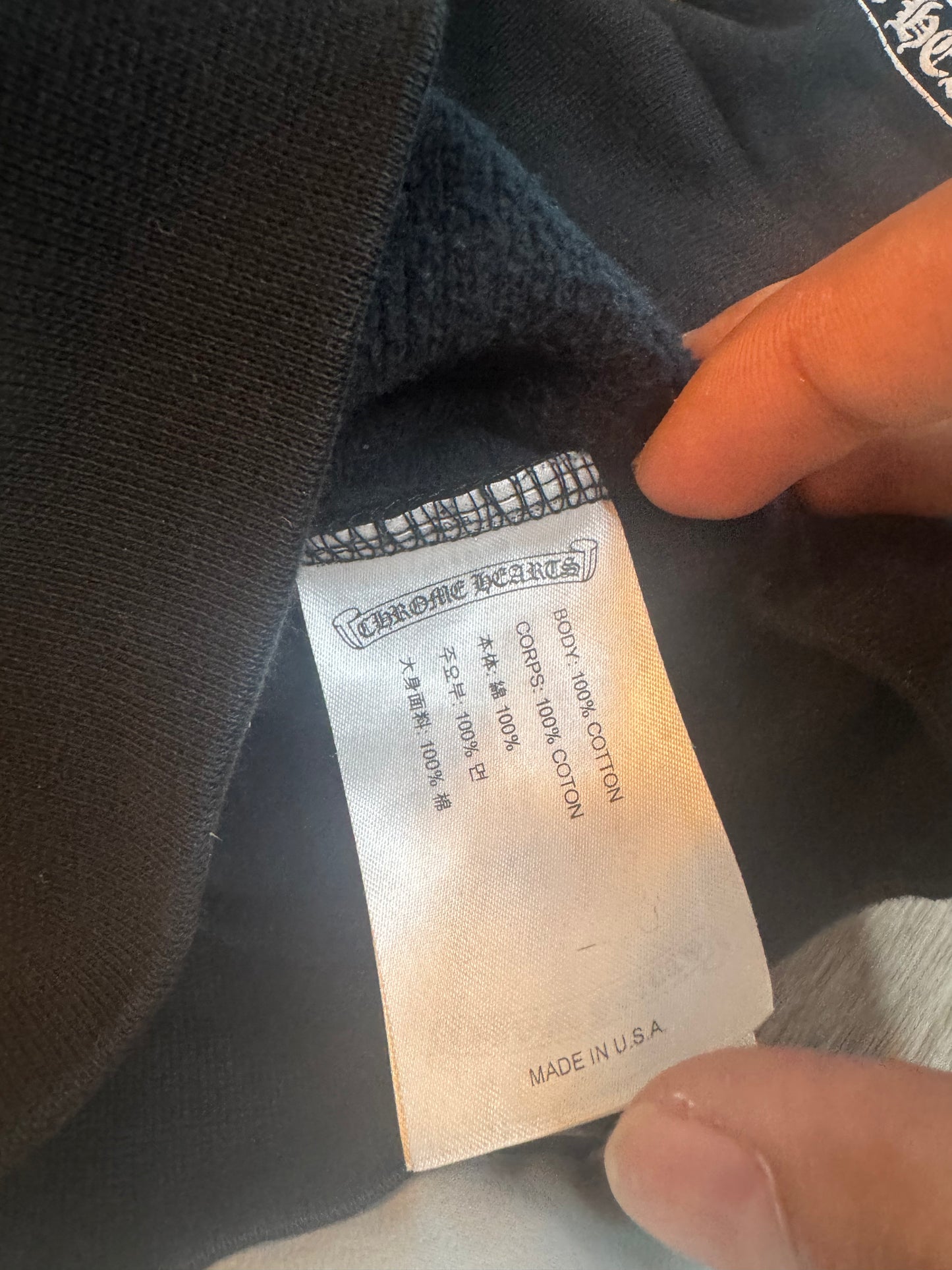 Chrome Hearts Horseshoe Floral Hoodie