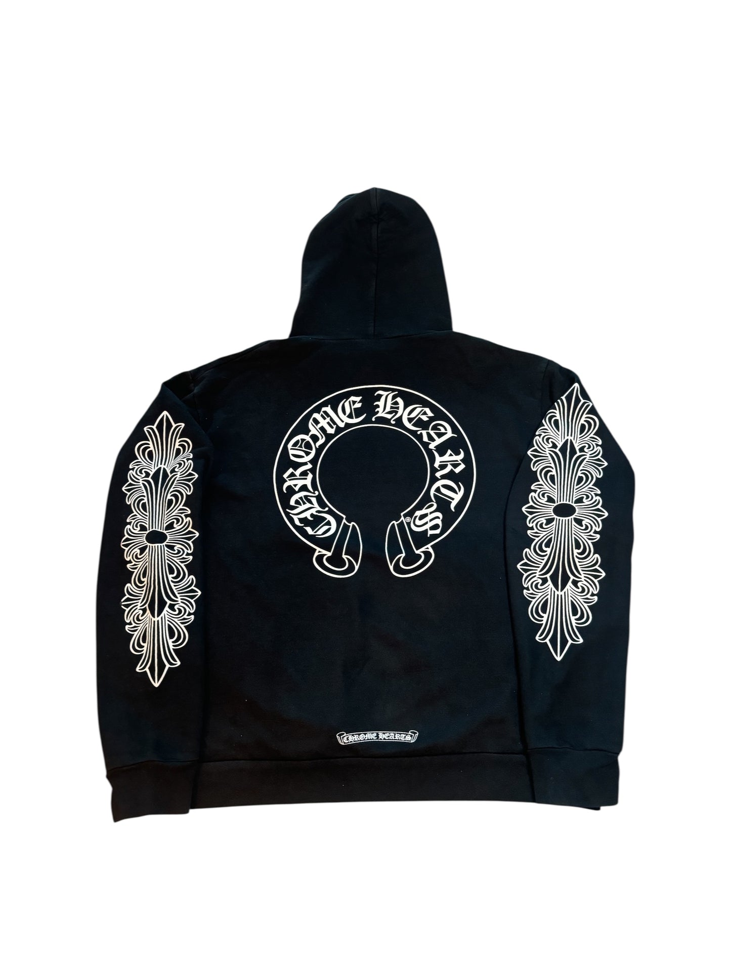 Chrome Hearts Horseshoe Floral Hoodie