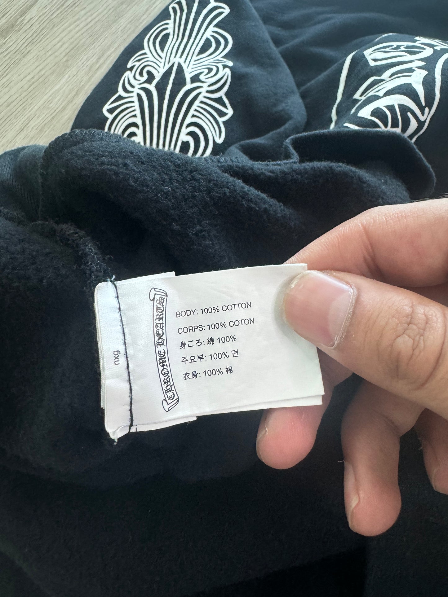Chrome Hearts Horseshoe Floral Hoodie