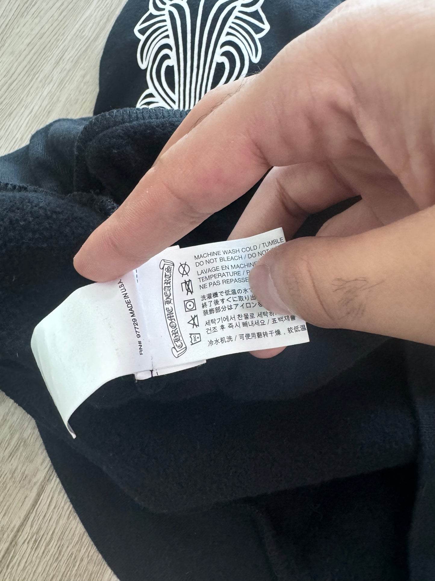Chrome Hearts Horseshoe Floral Hoodie