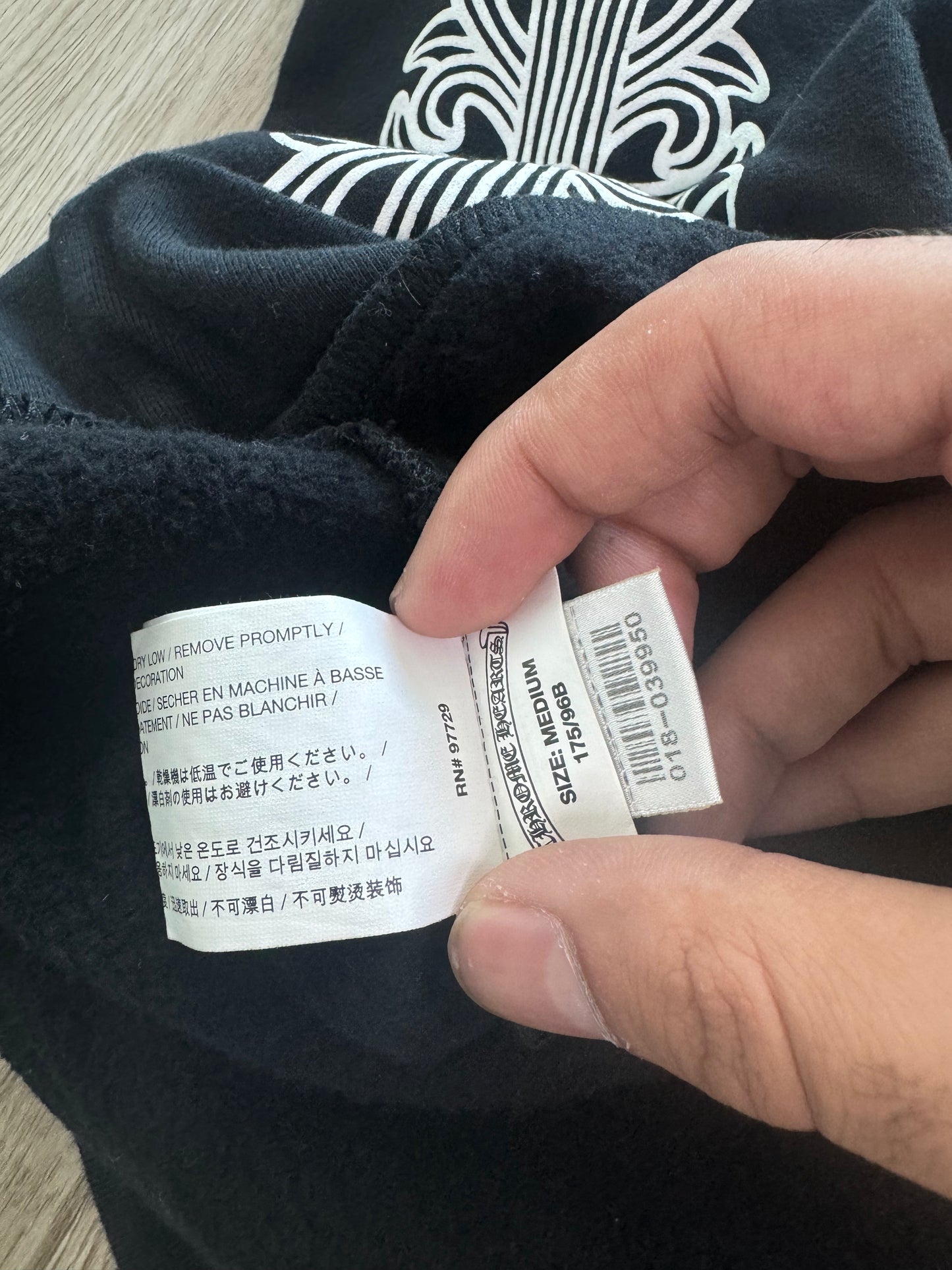 Chrome Hearts Horseshoe Floral Hoodie