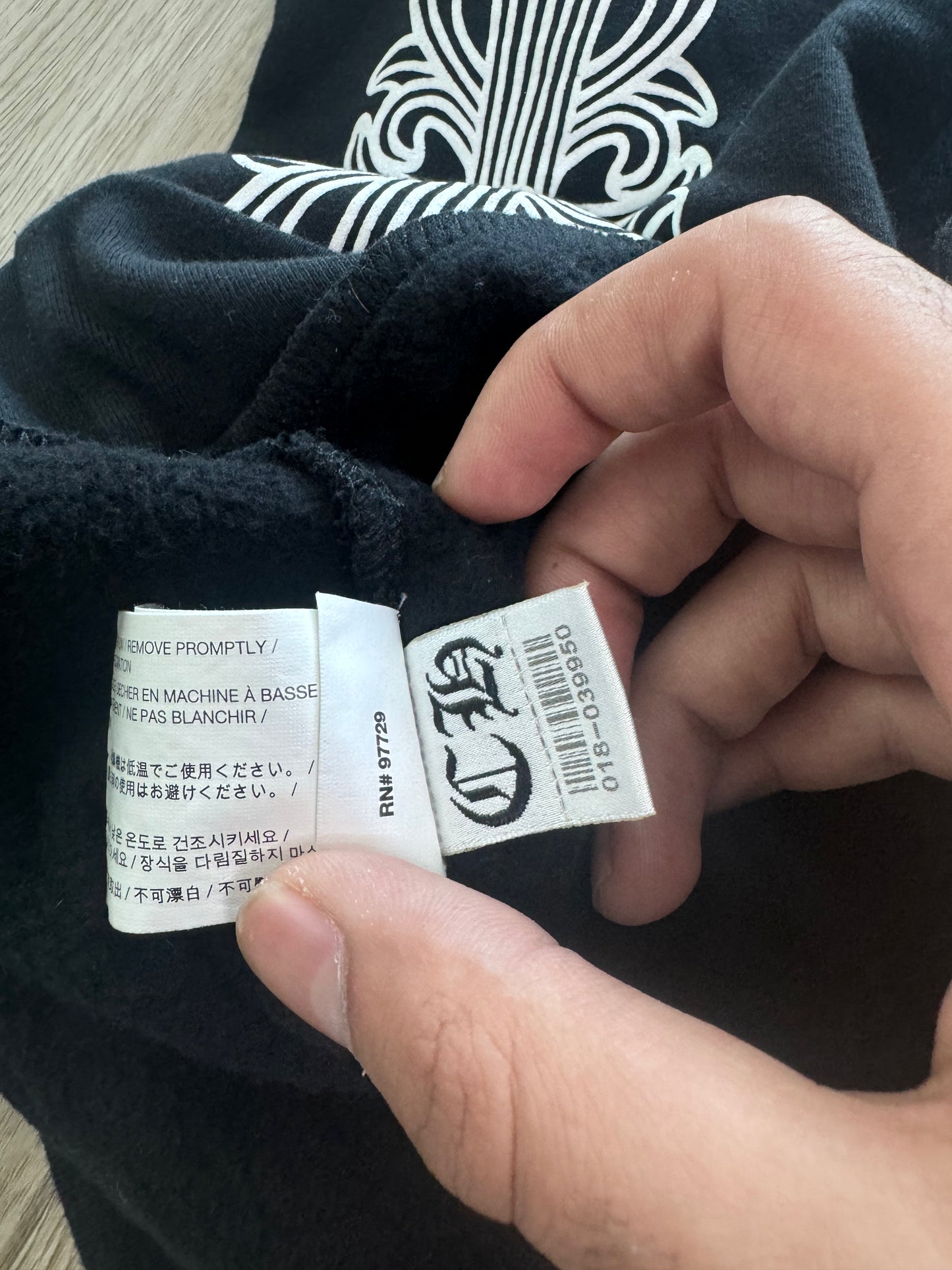 Chrome Hearts Horseshoe Floral Hoodie