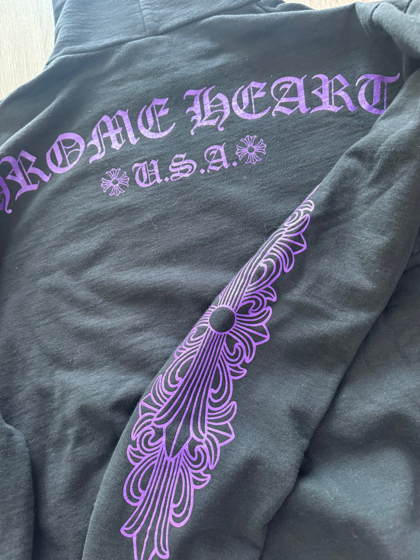 Chrome Hearts Purple Friends & Family Hoodie