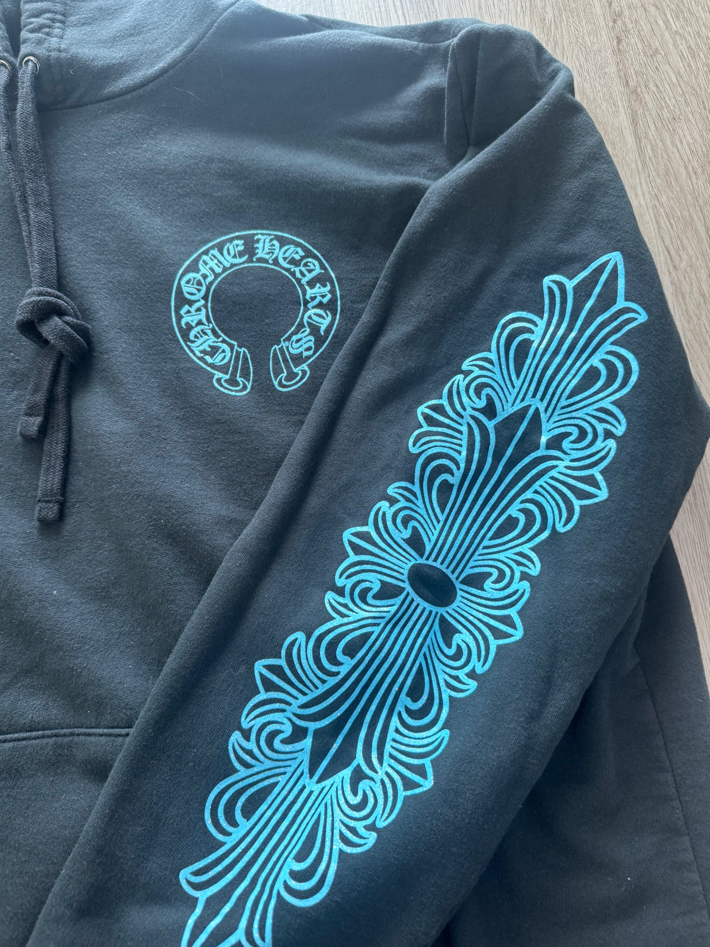 Chrome Hearts Baby Blue Friends & Family Hoodie