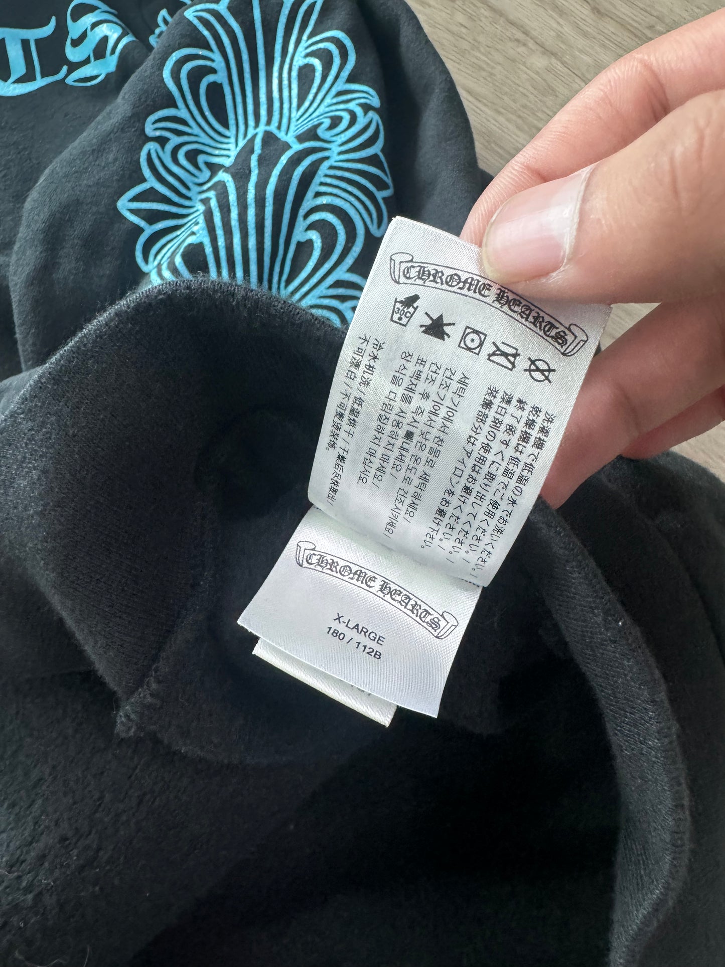 Chrome Hearts Baby Blue Friends & Family Hoodie