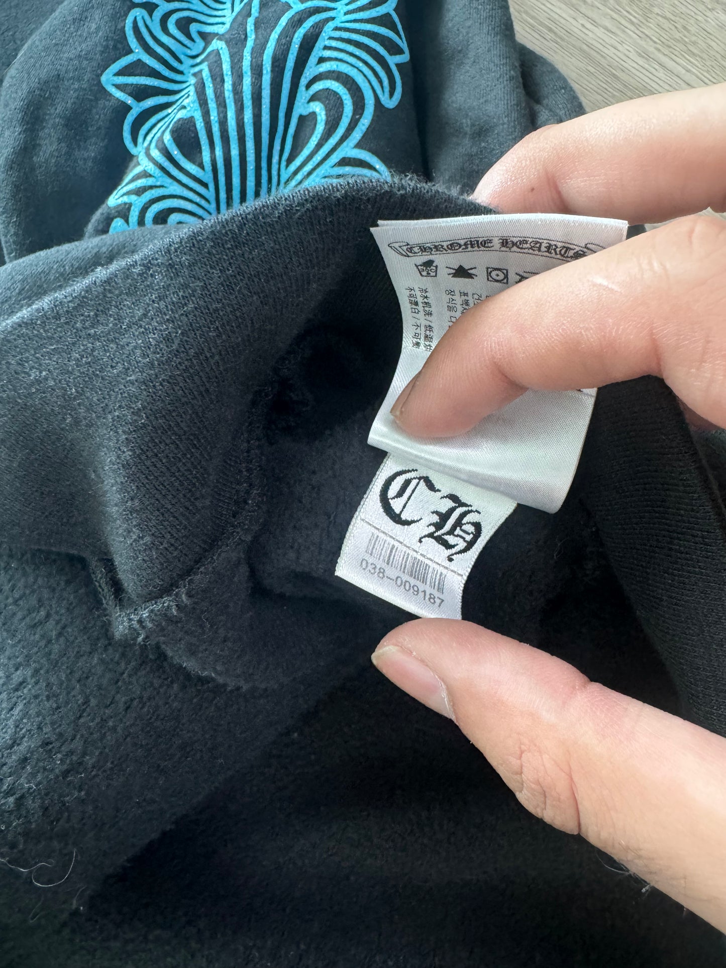 Chrome Hearts Baby Blue Friends & Family Hoodie