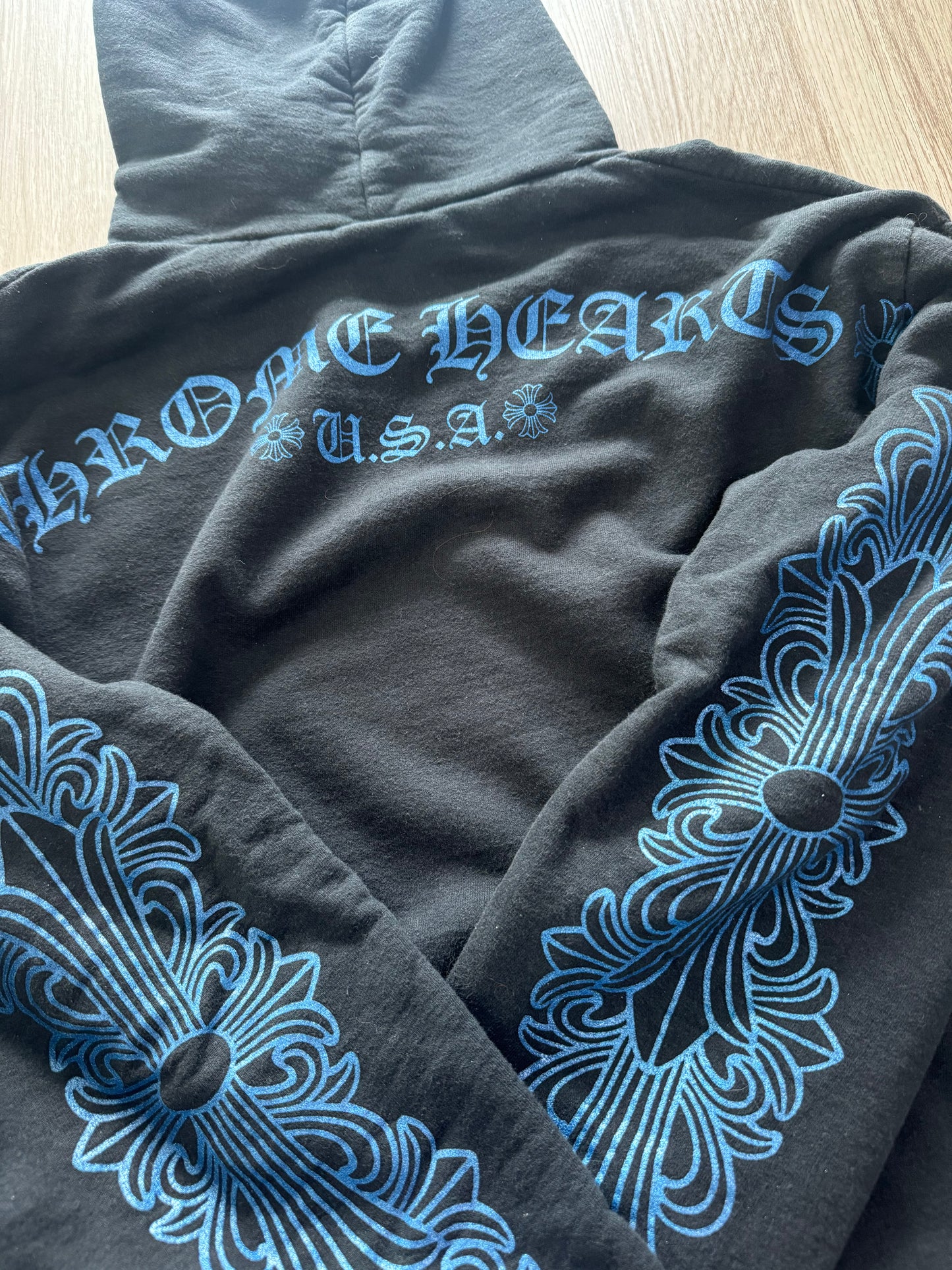Chrome Hearts Navy Friends & Family Hoodie