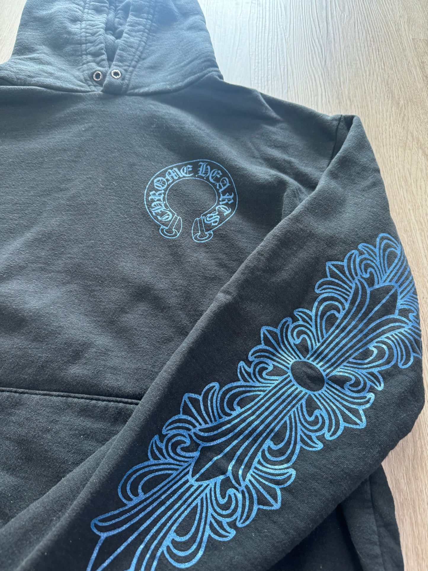 Chrome Hearts Navy Friends & Family Hoodie