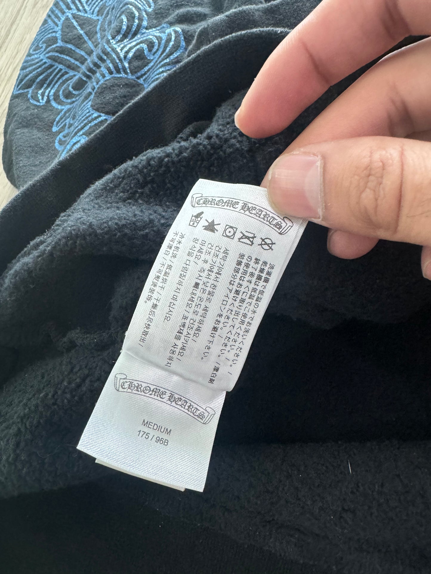 Chrome Hearts Navy Friends & Family Hoodie