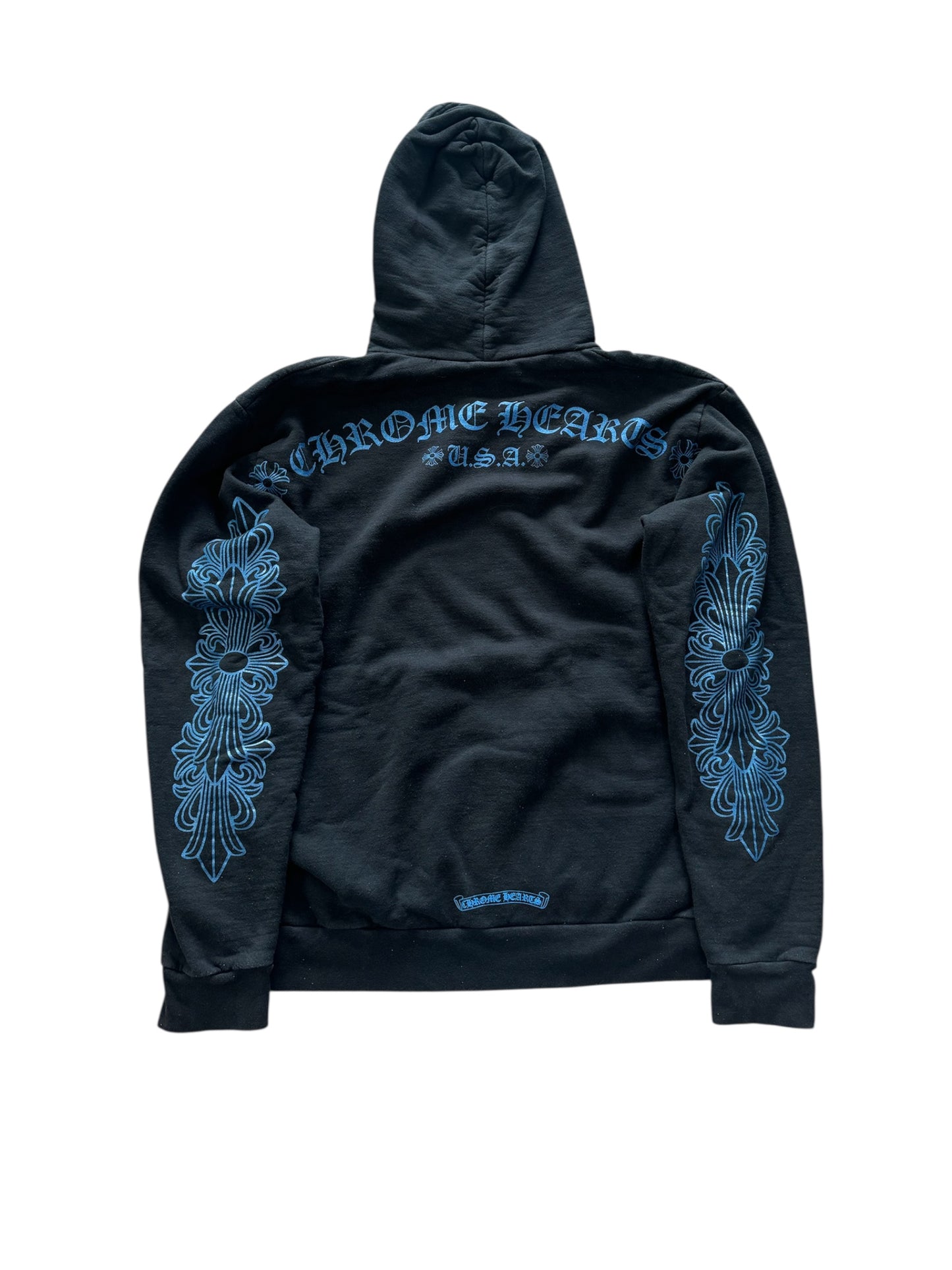 Chrome Hearts Navy Friends & Family Hoodie