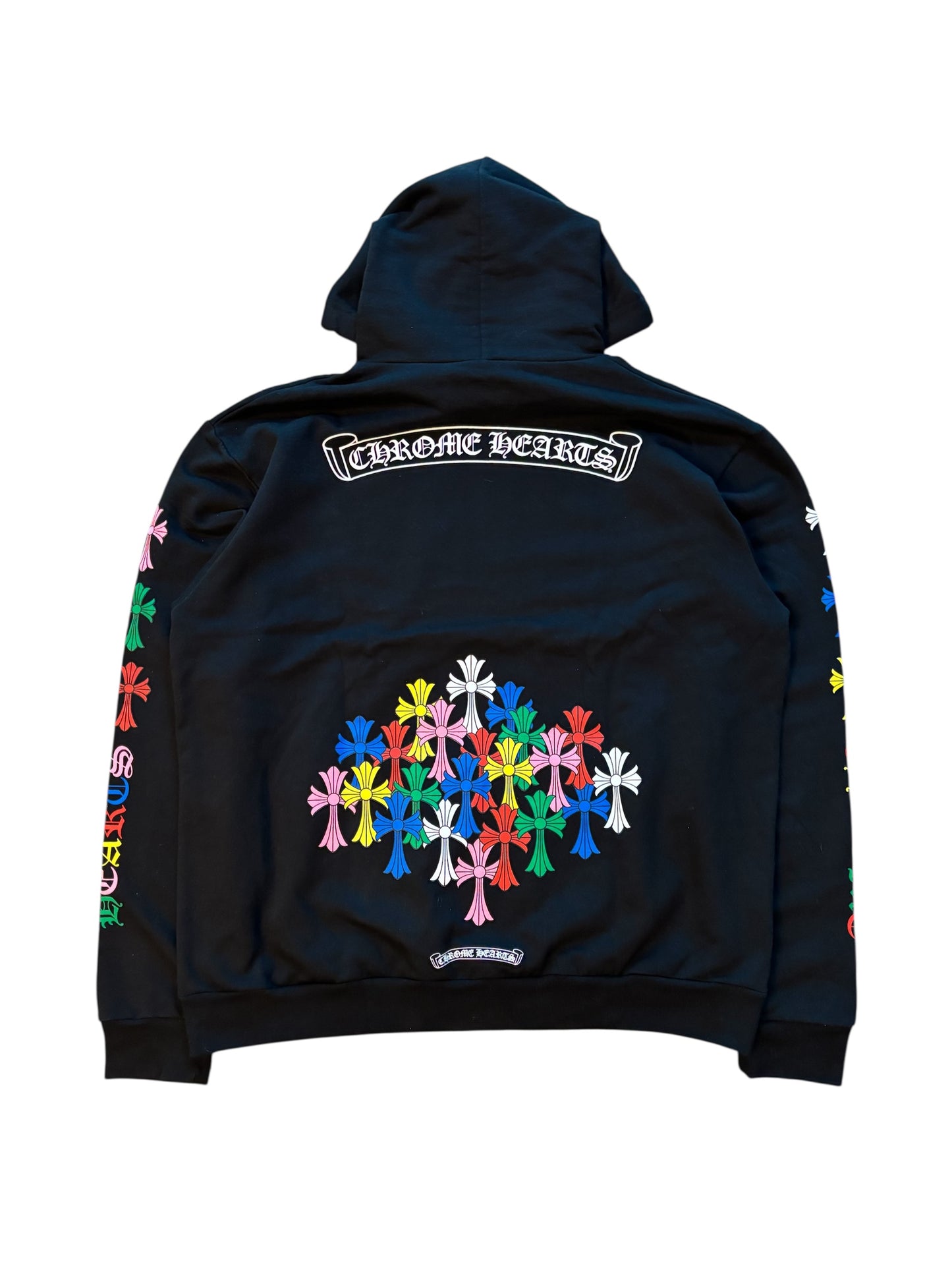 Chrome Heart Multicolor Cross Hoodie