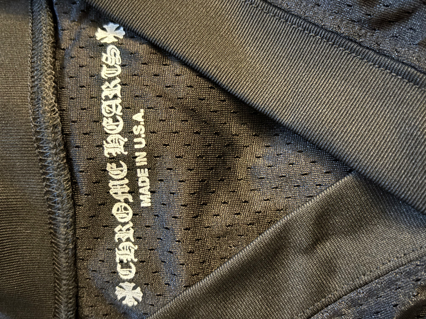 Chrome Heart Black Longsleeve Mesh Jersey